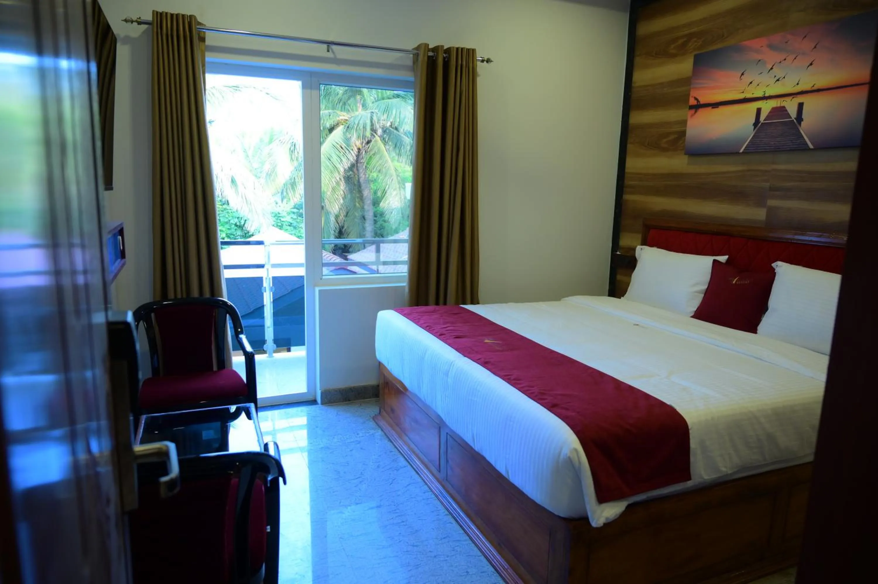 Bed in Ramraj Resort