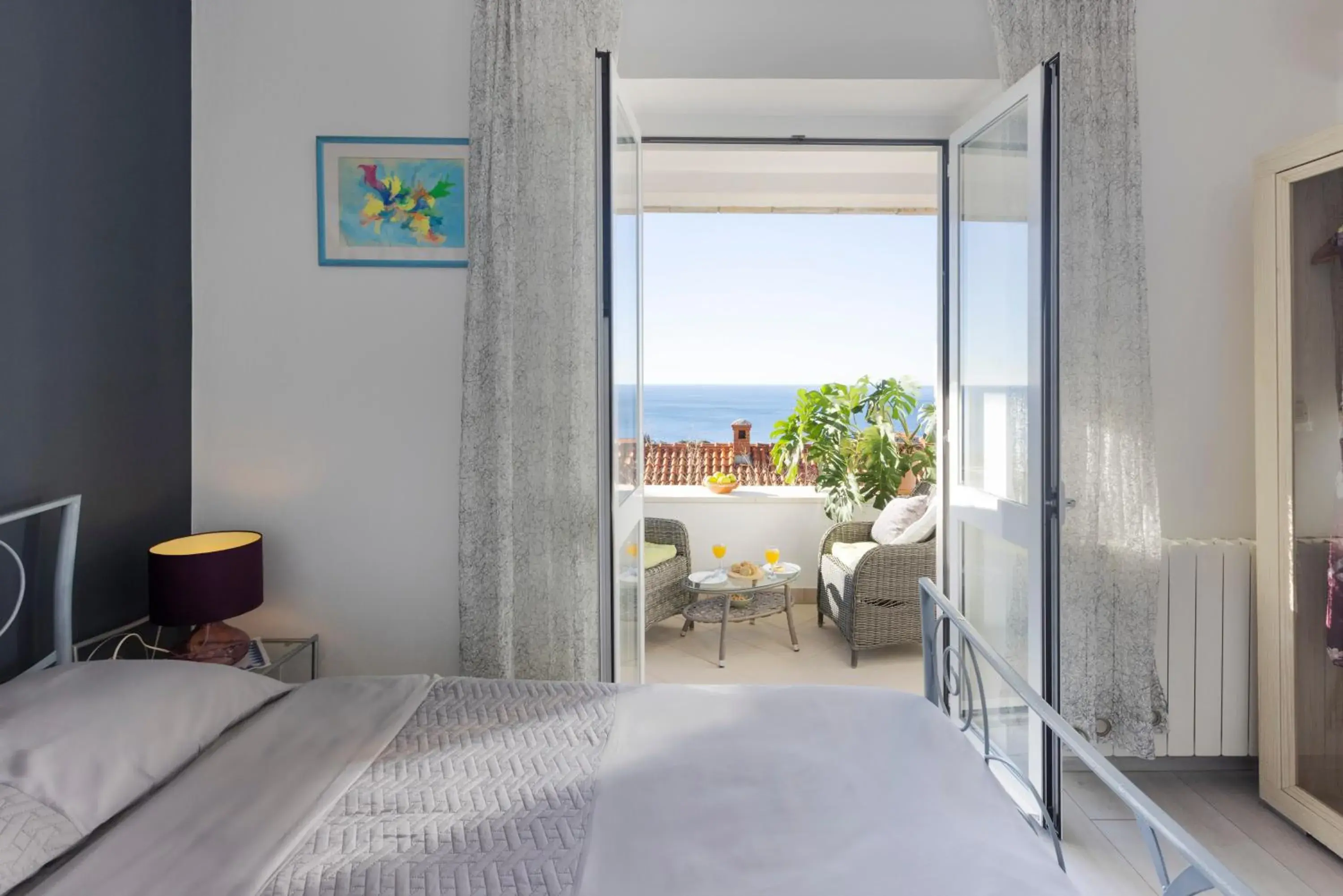Deluxe Double Room with Balcony and Sea View - single occupancy in Bed and Breakfast Villa Klaic Deluxe Double Room with Balcony and Sea View - single occupancy in Bed and Breakfast Villa Klaic