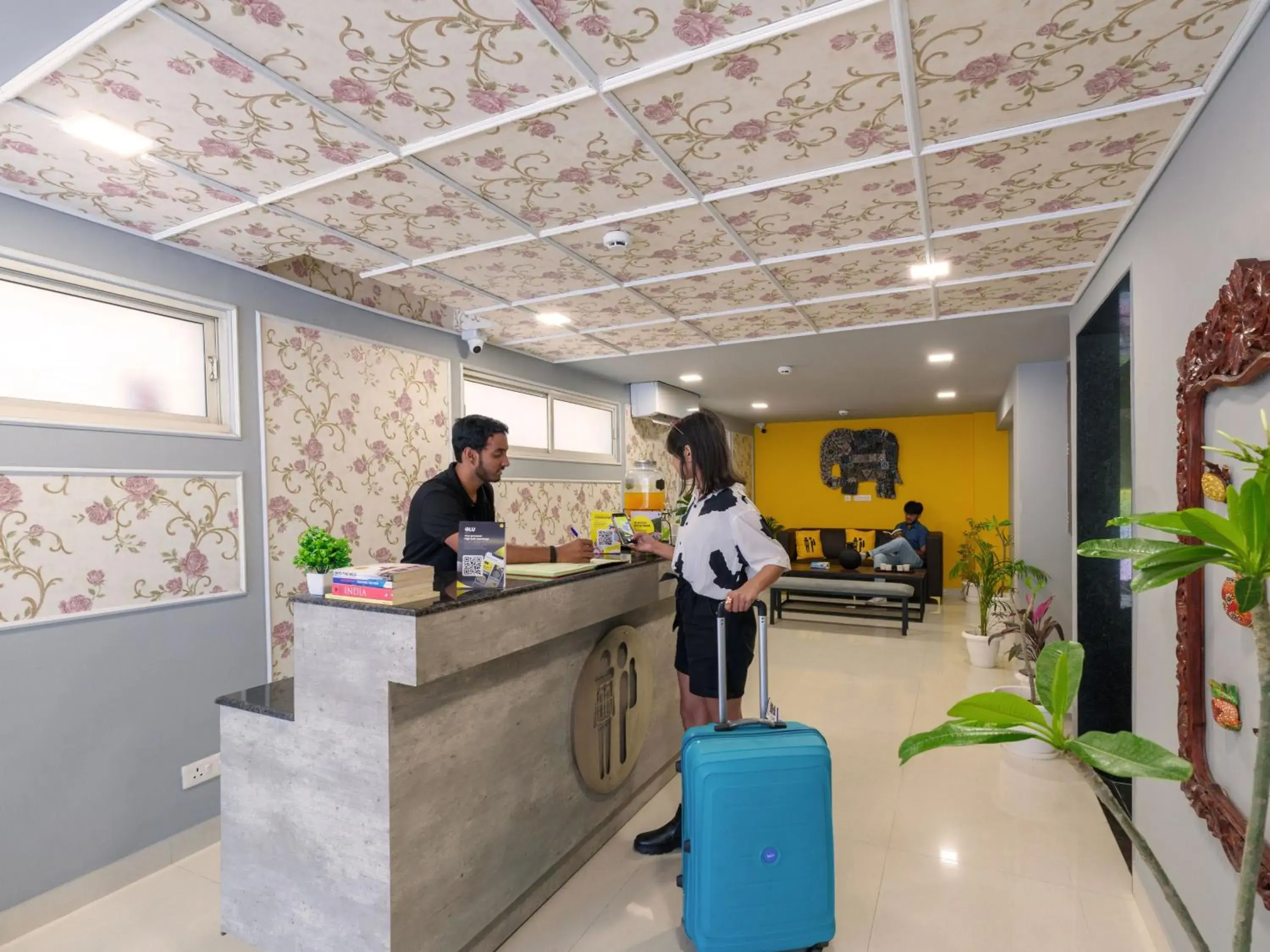 Lobby or reception in The Hosteller Jaipur, MI Road Lobby or reception in The Hosteller Jaipur, MI Road