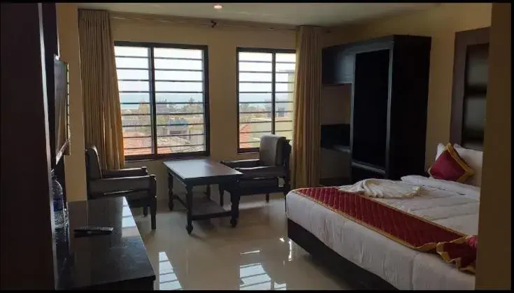 Bed in HOTEL SAMUDRA Bed in HOTEL SAMUDRA