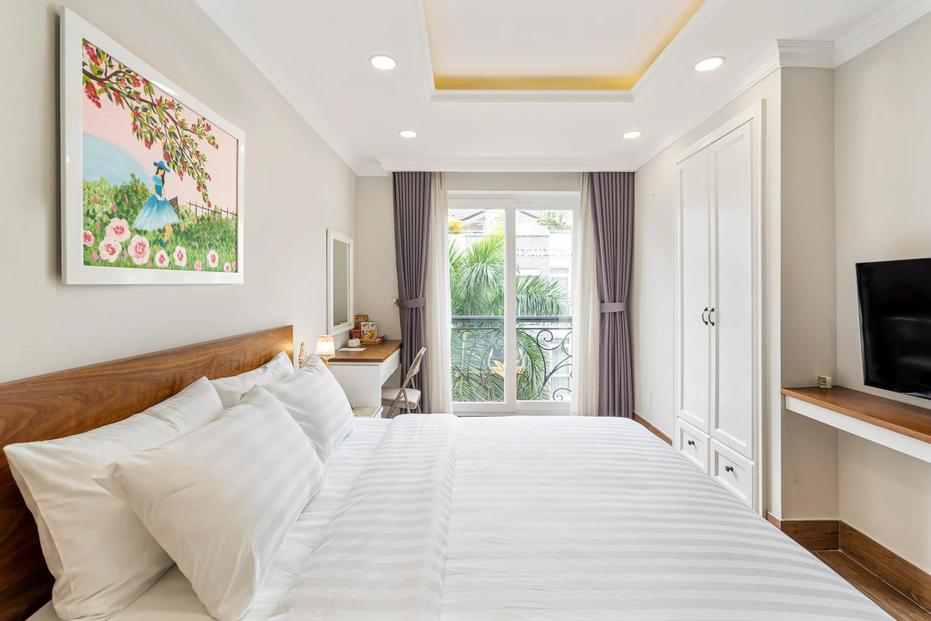 Bed in El Ocaso Boutique Hotel