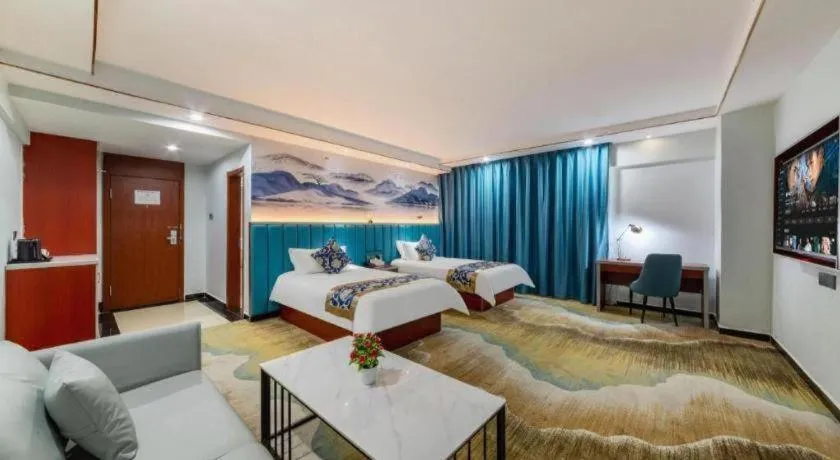 Bed in Yue Lai Yue Hotel