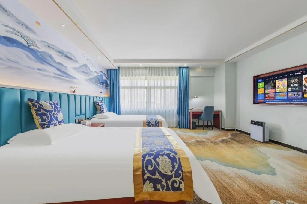 Bed in Yue Lai Yue Hotel