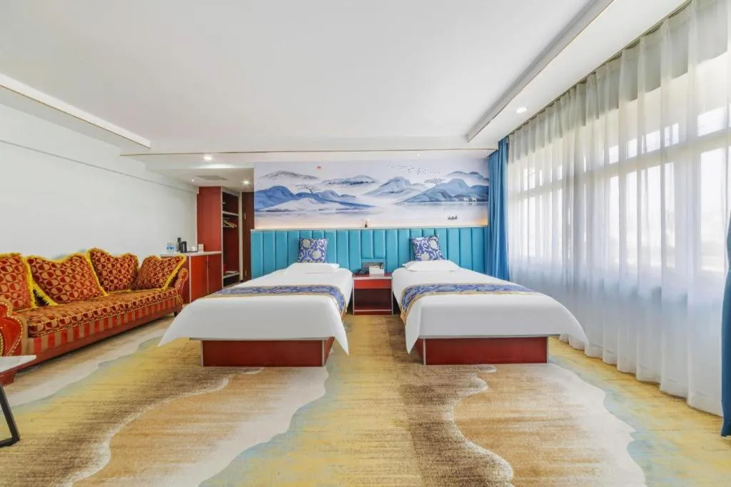 Bed in Yue Lai Yue Hotel