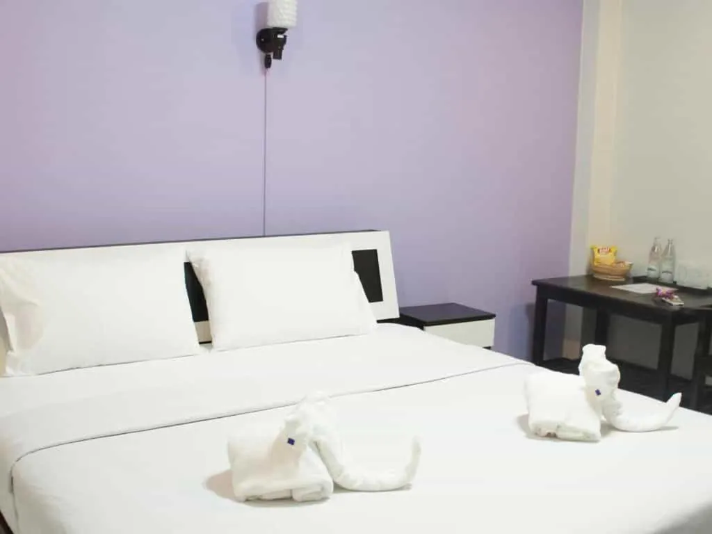 Bed in Nan Treasure Hotel