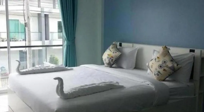 Bed in Kim Lung Airport Hotel