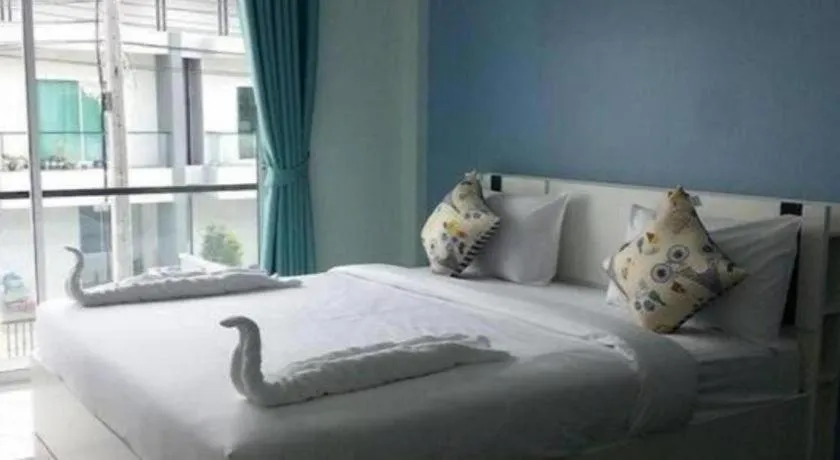 Bed in Kim Lung Airport Hotel