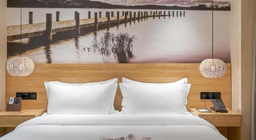 Bed in Meet Garden Hotel Baiyun International Airport