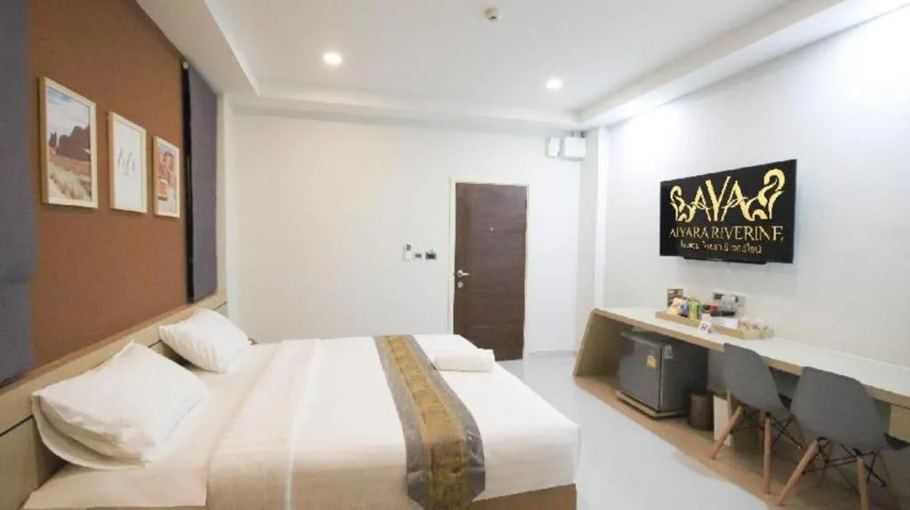 Bed in Aiyara Riverine Hotel, Nakhon Phanom