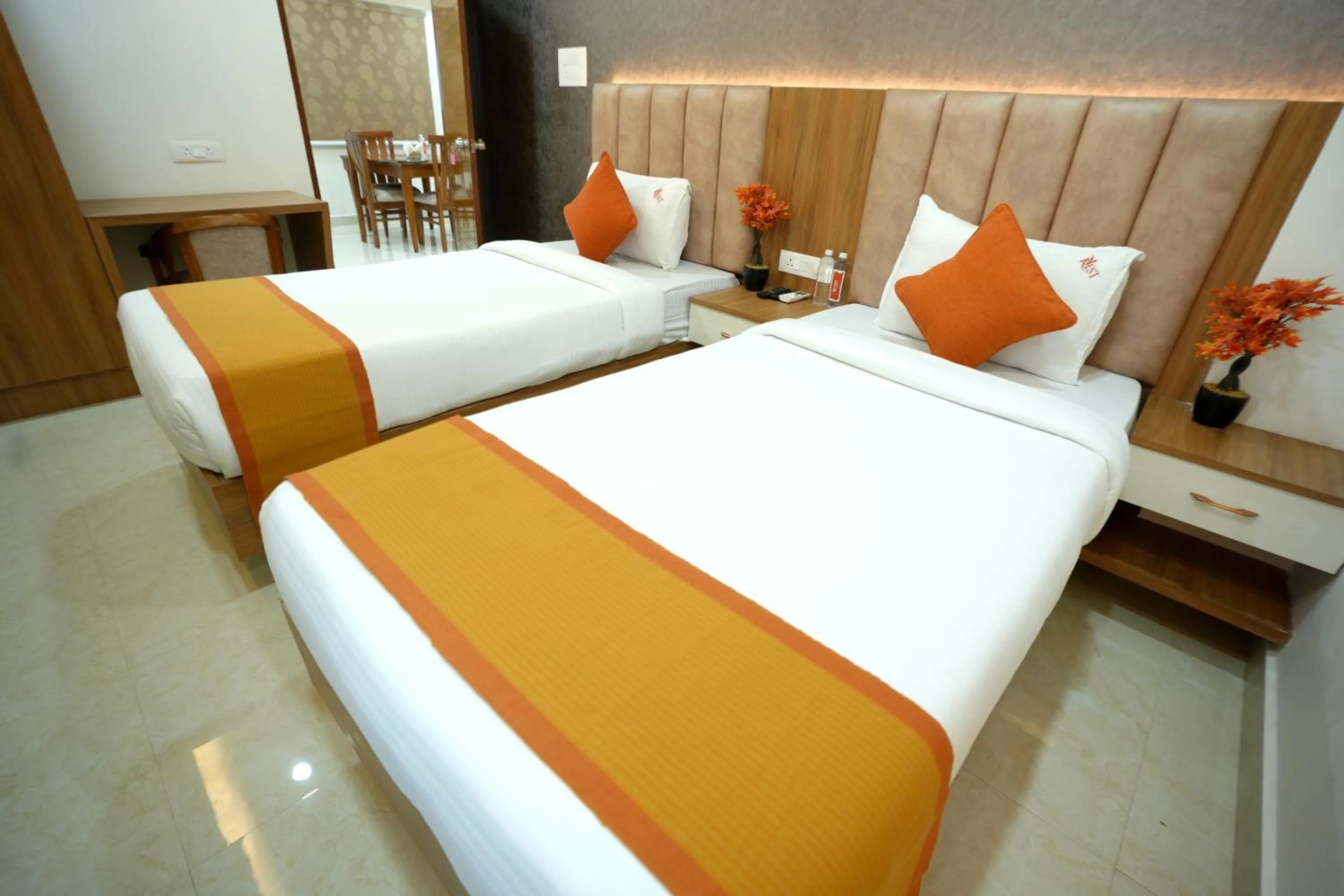 Photo of the whole room, Bed in Hotel Viola Suites Madhapur, Business Hotel