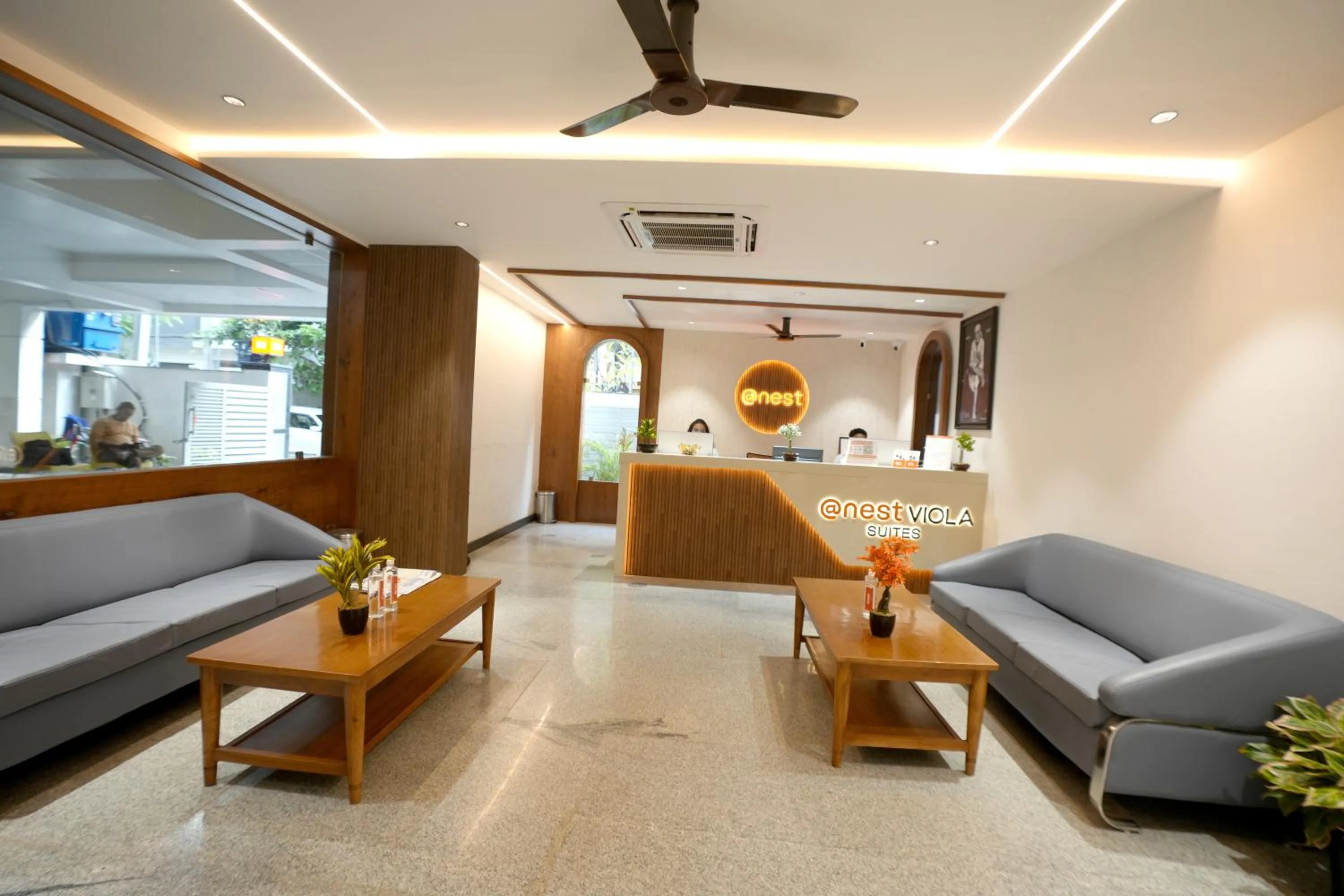 Living room in Hotel Viola Suites Madhapur, Business Hotel