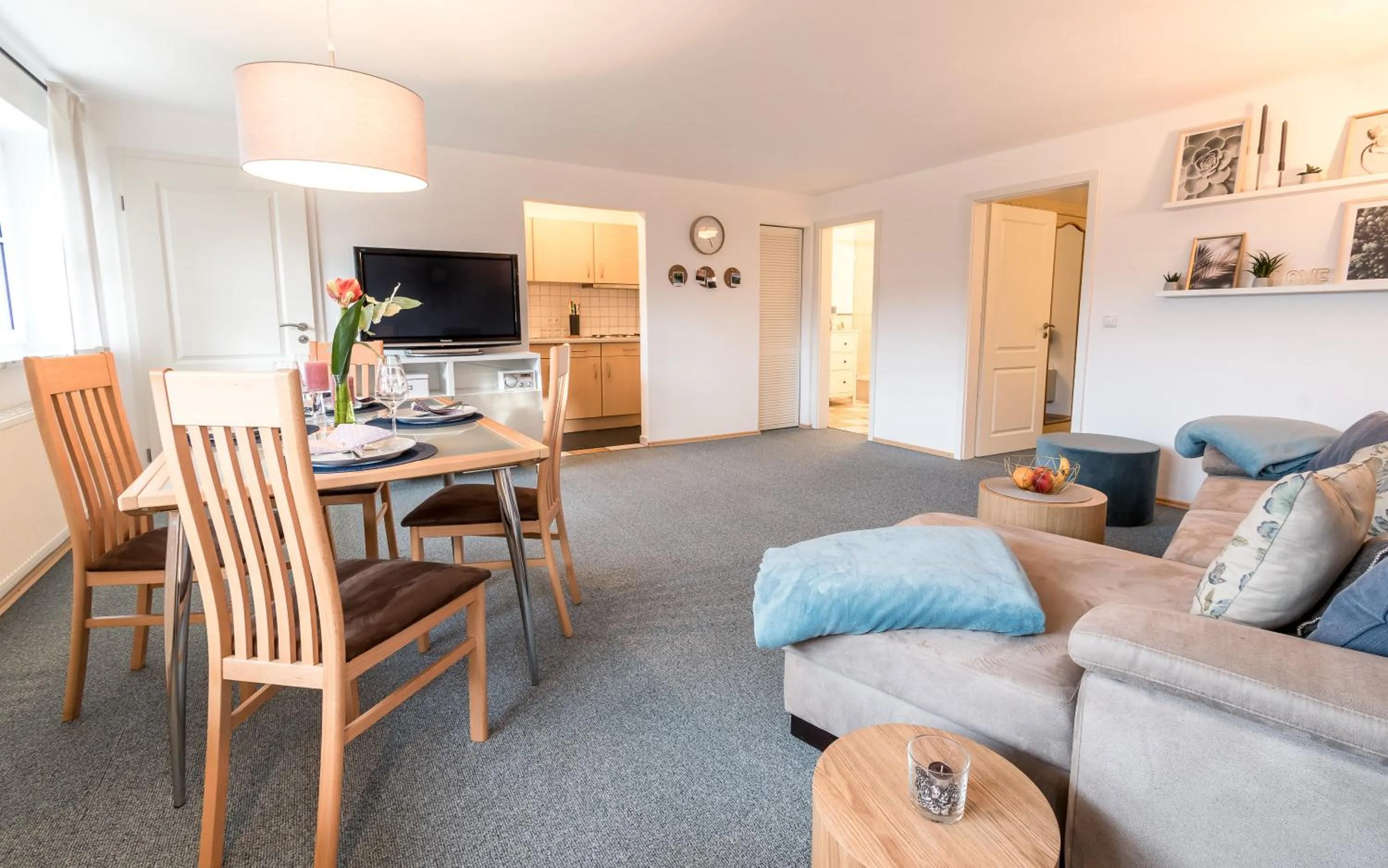 Living room in Ferienwohnung Hainzinger