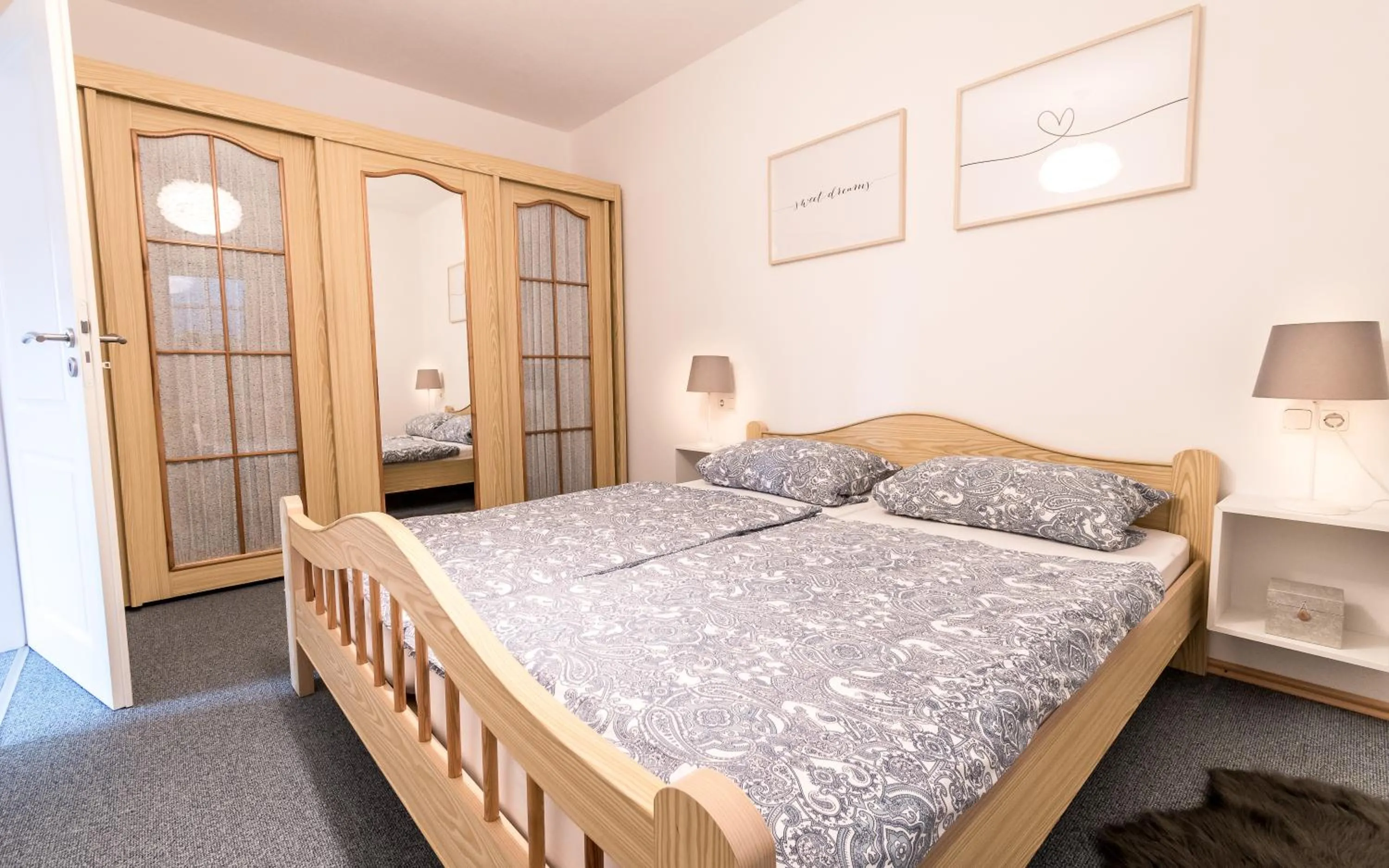 Bedroom, Bed in Ferienwohnung Hainzinger