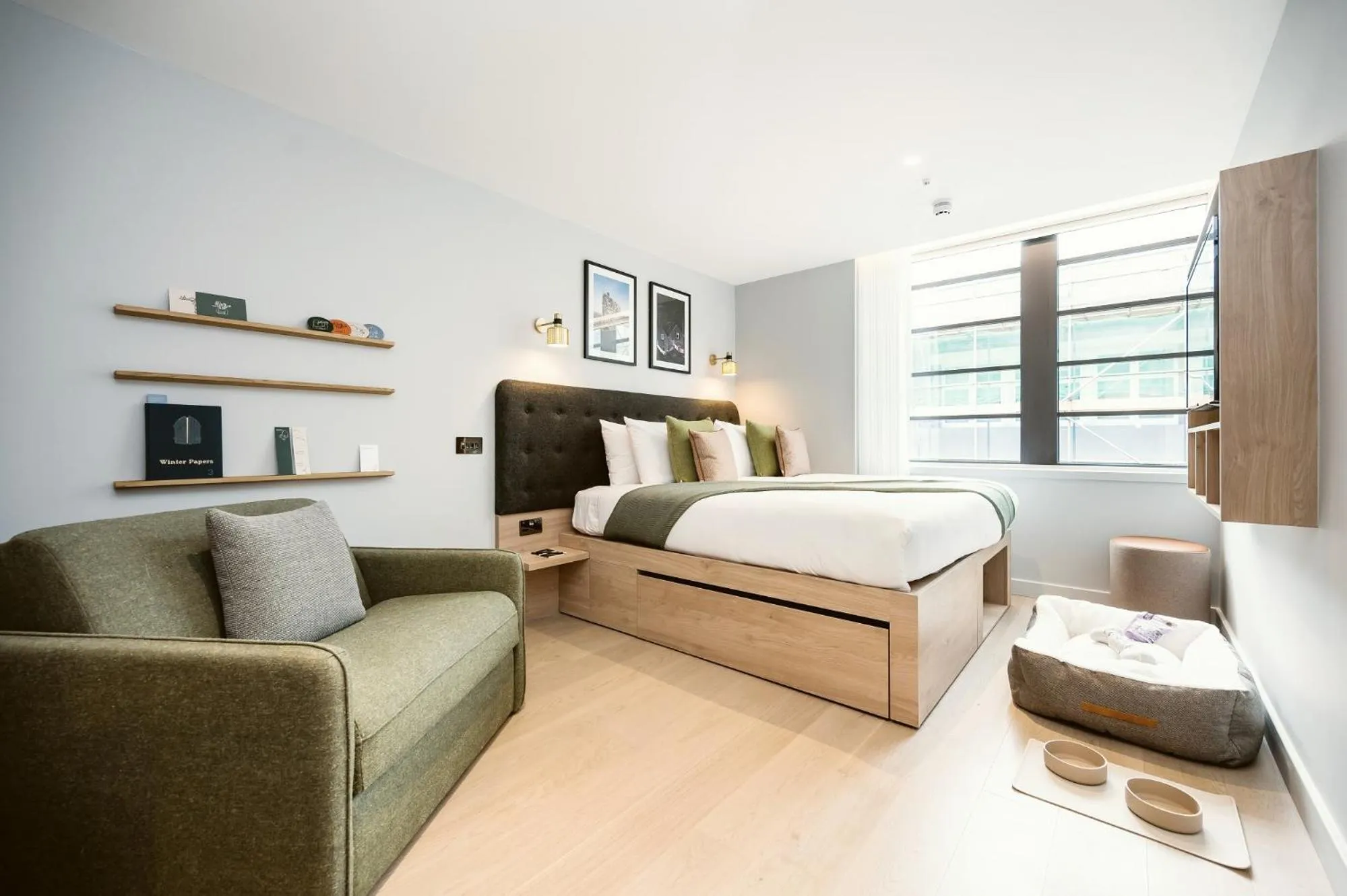 Bed in Wilde Aparthotels London Liverpool Street