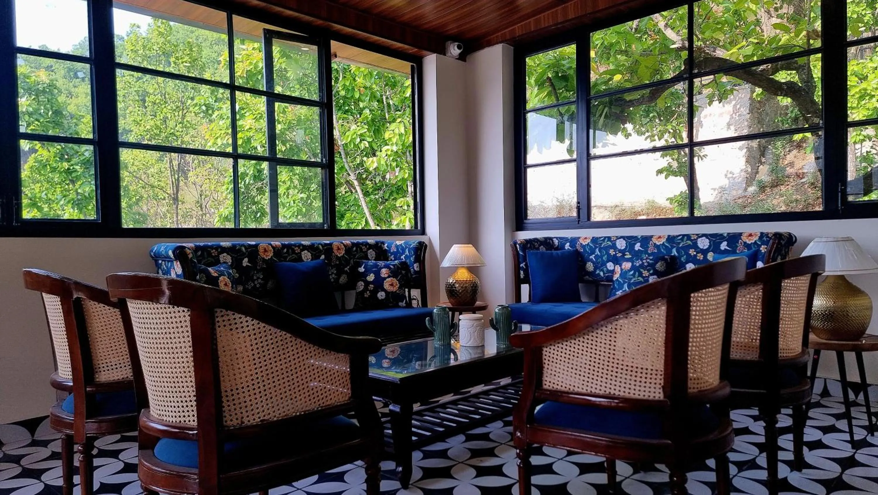 Lobby or reception in Marten's Wilderness Retreat