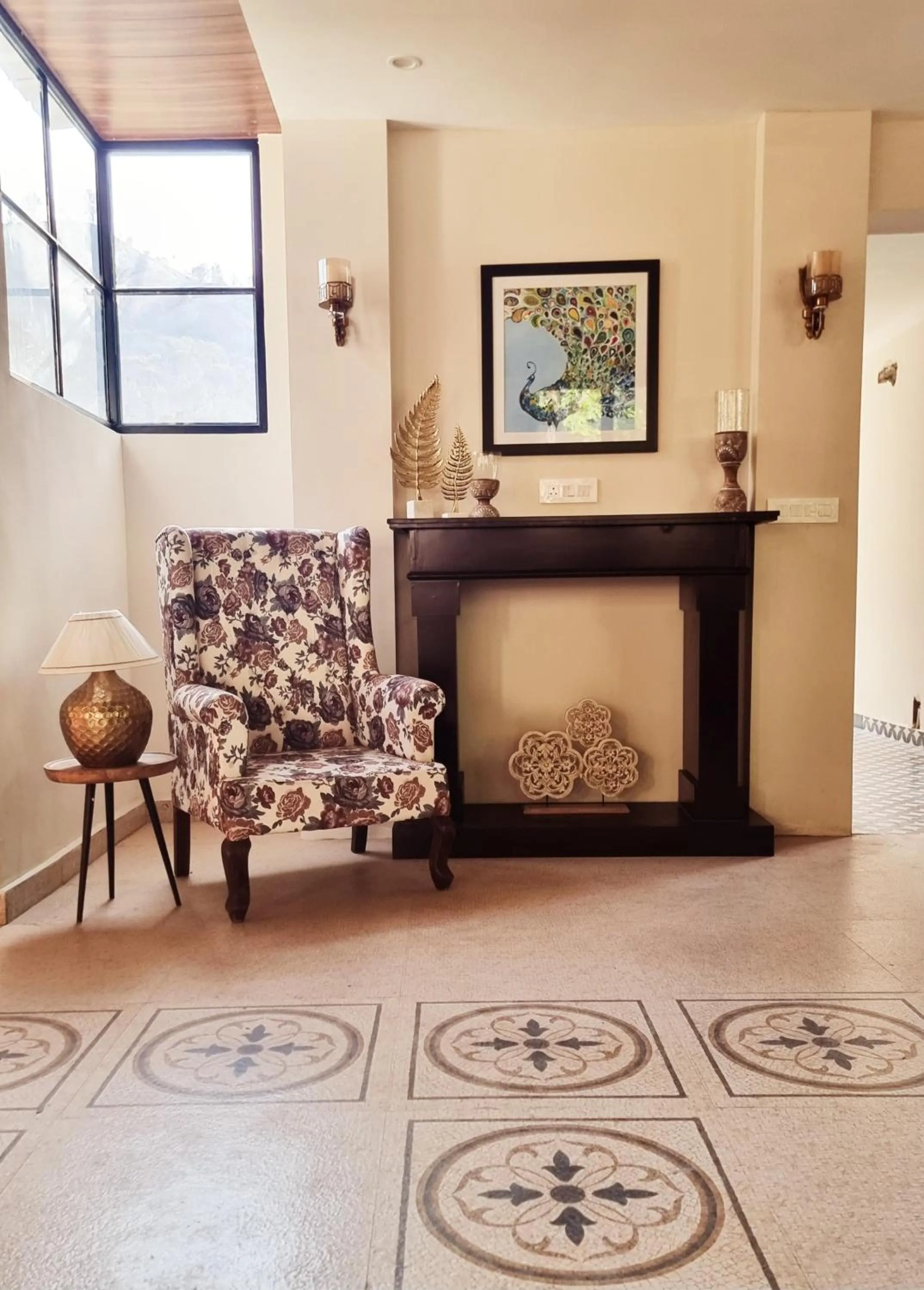 Lobby or reception in Marten's Wilderness Retreat