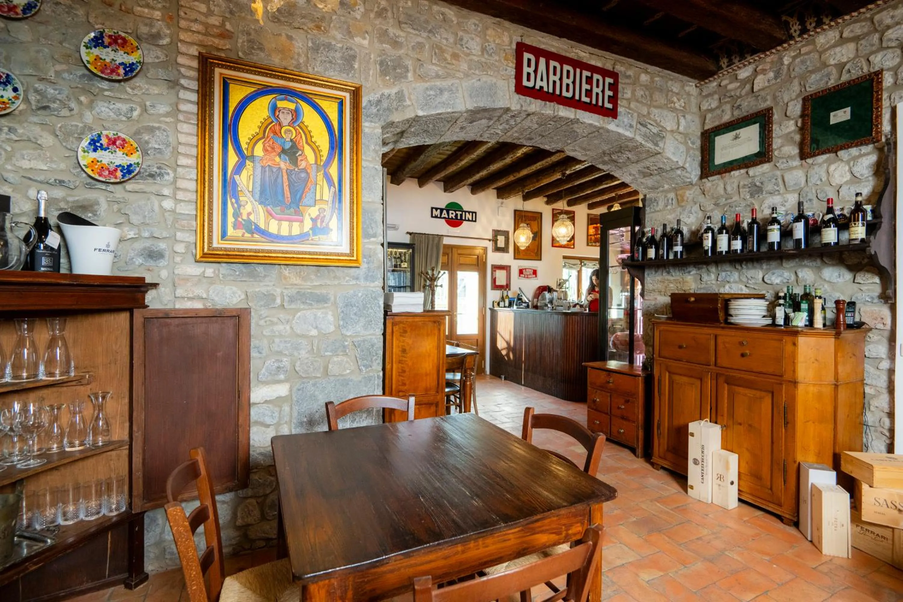 Restaurant/places to eat in 1448 Antica Dimora Al Merlo Bianco
