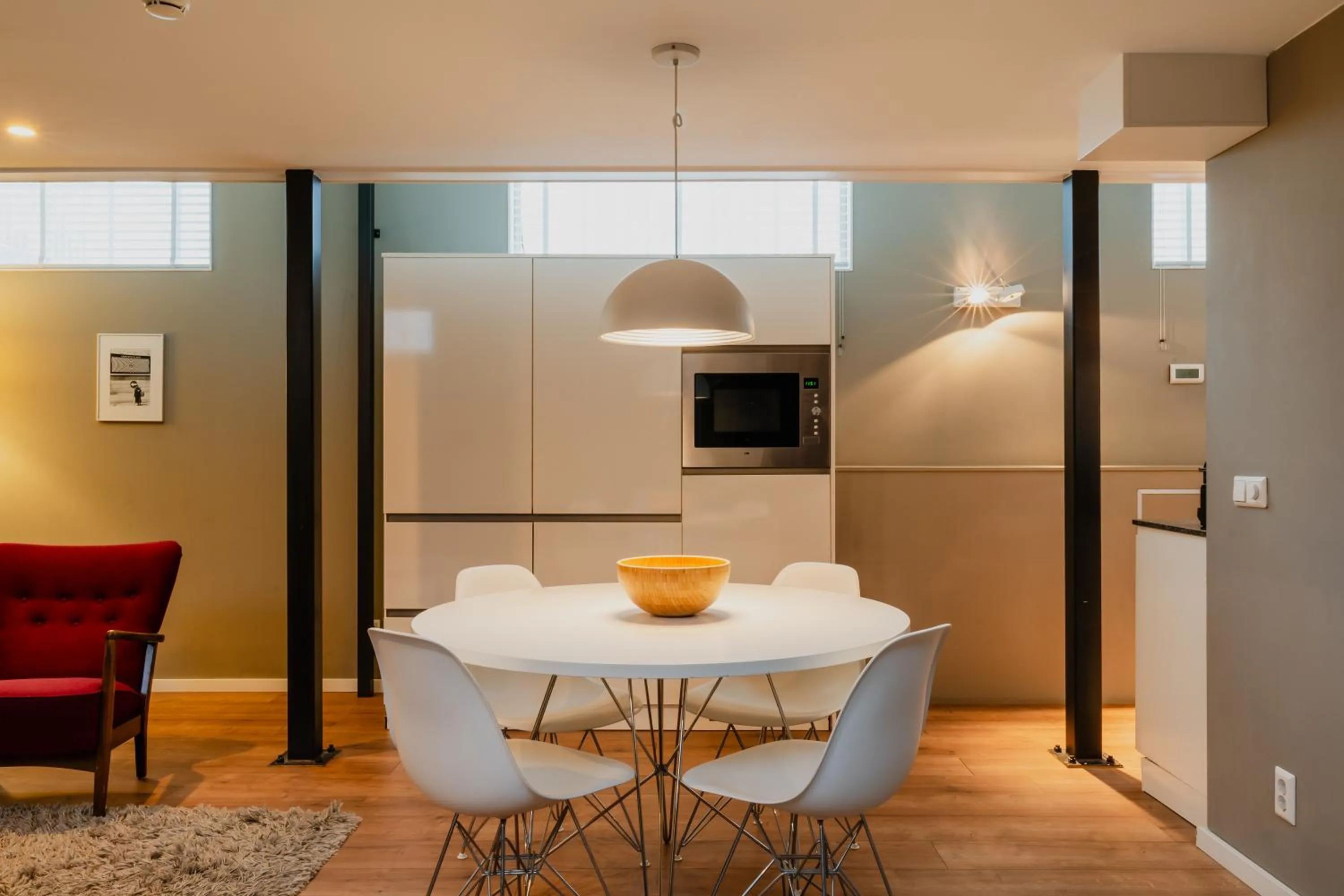 Living room in Apartments De Hallen