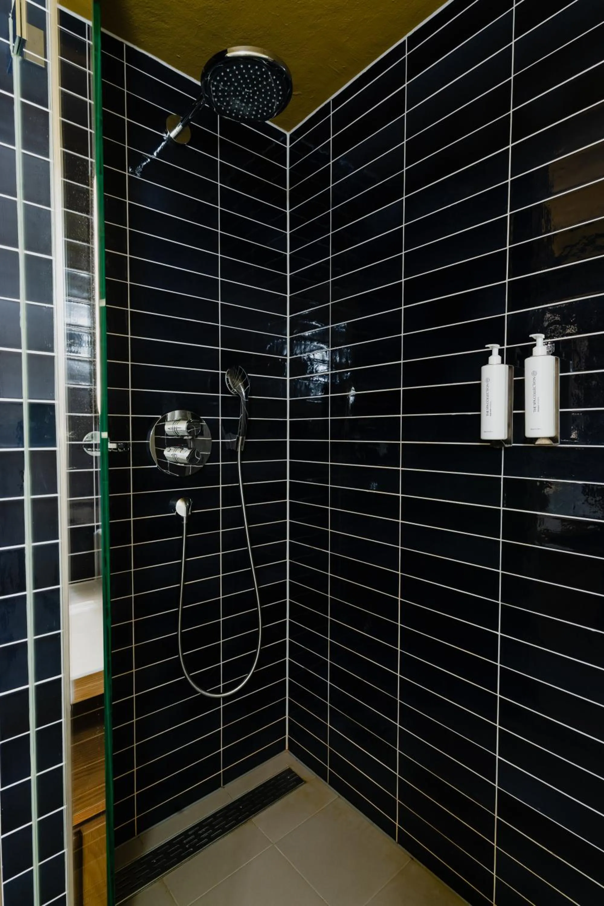 Shower in Apartments De Hallen