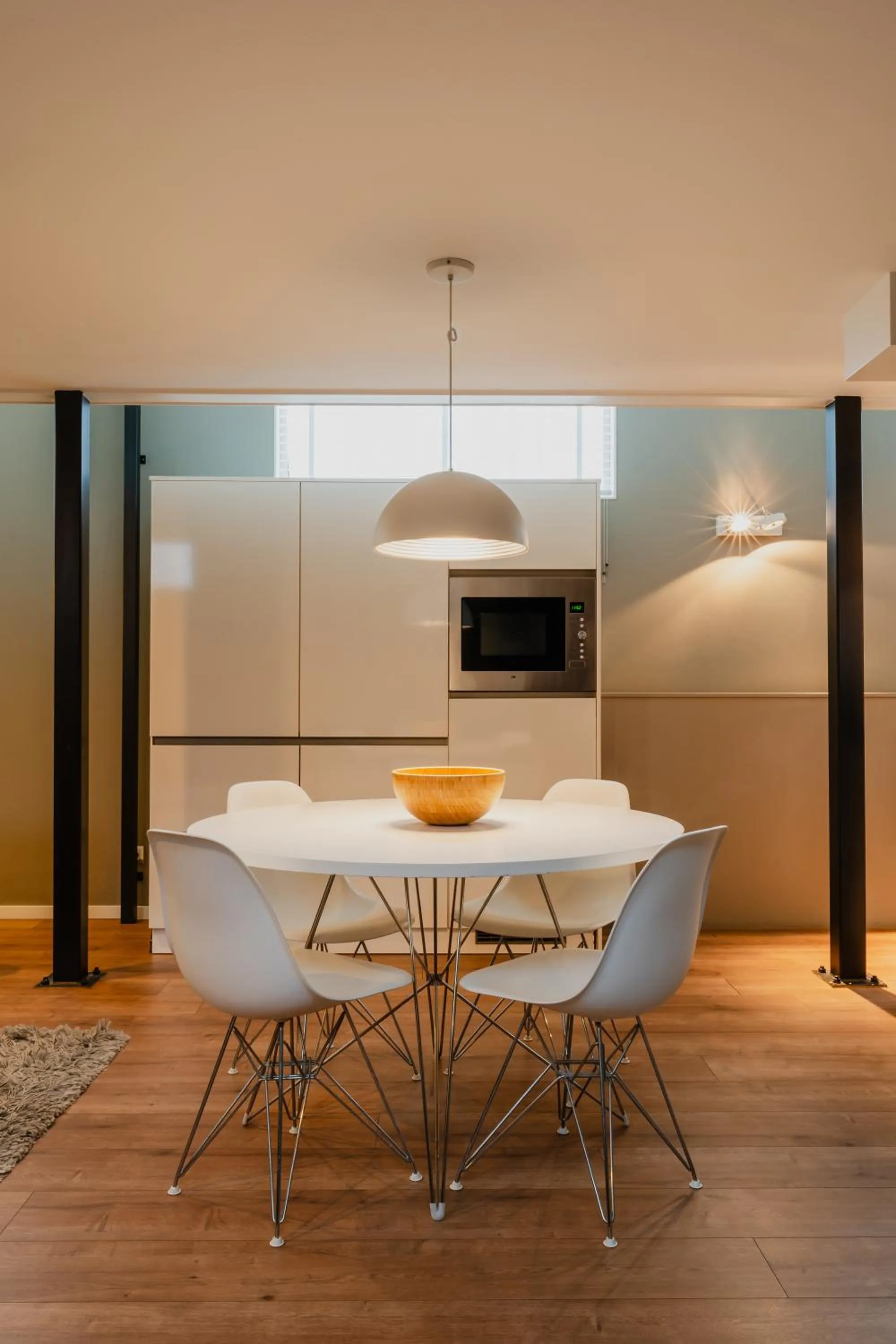 Seating area in Apartments De Hallen