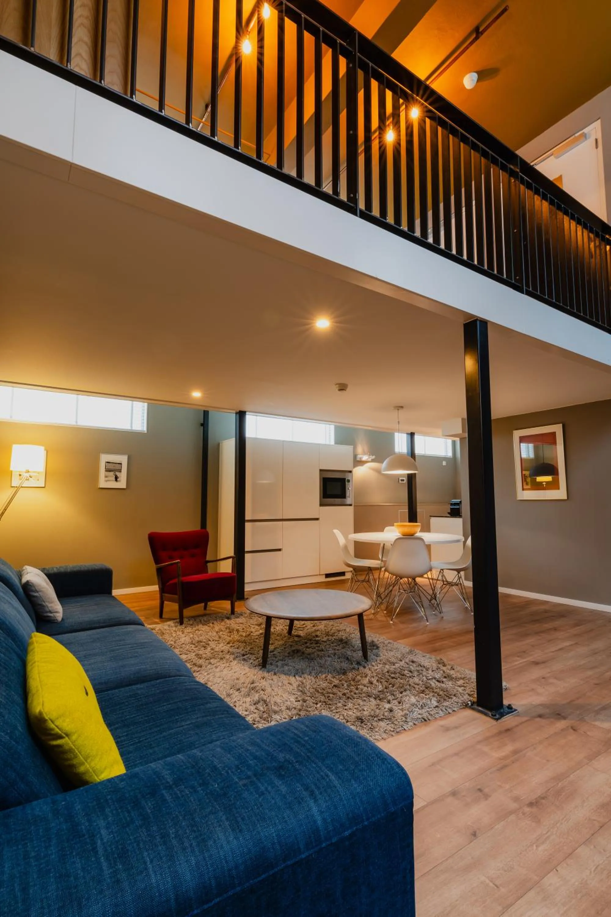 Living room in Apartments De Hallen