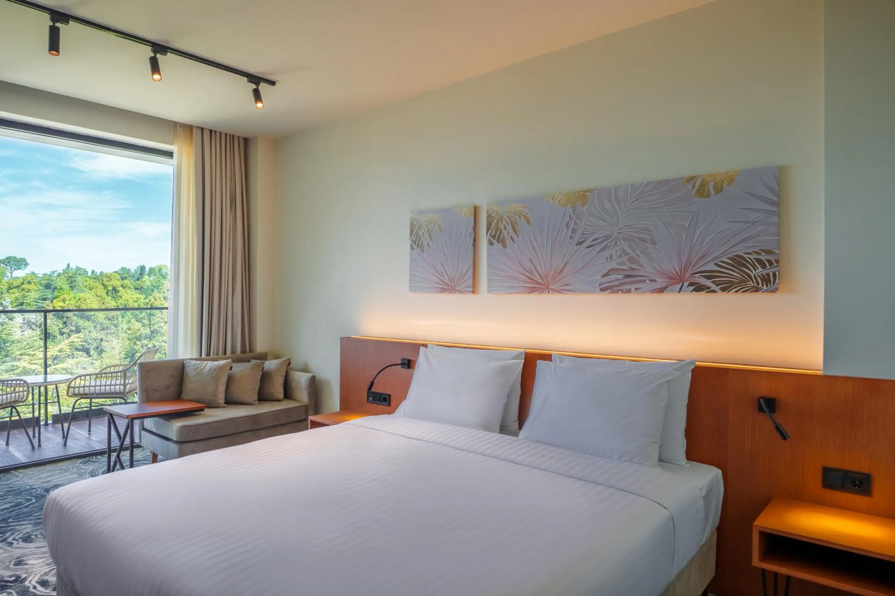 Garden view, Bed in GREENWOOD