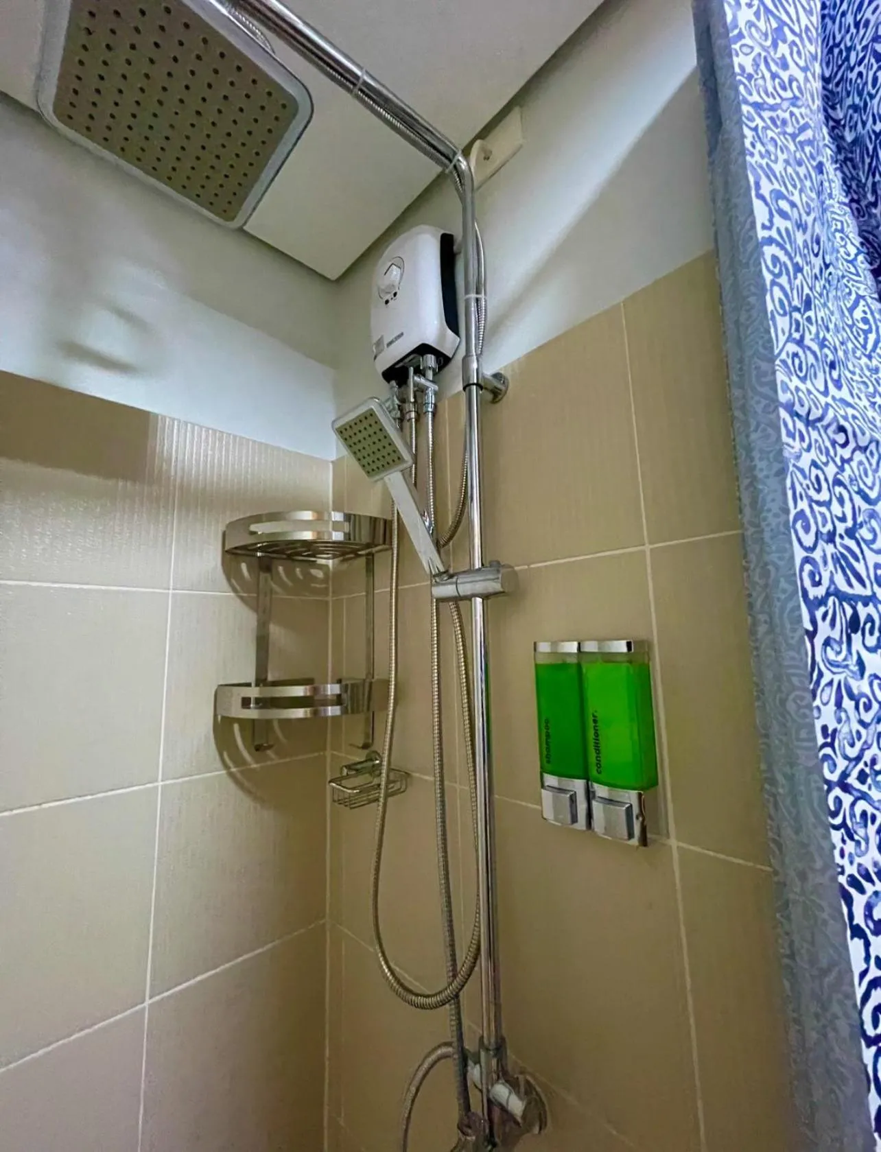Shower in Grass Residences Aesthetic Staycation
