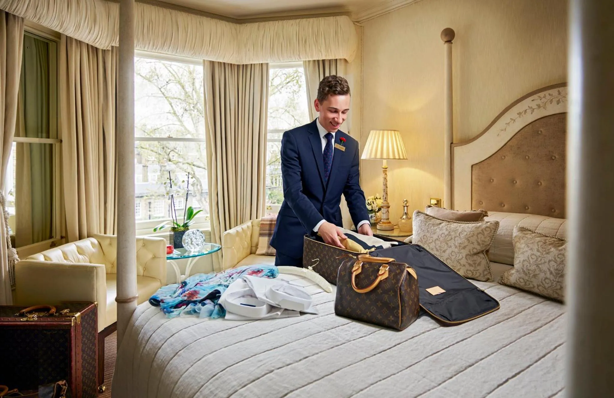 Photo of the whole room, Bed in Egerton House