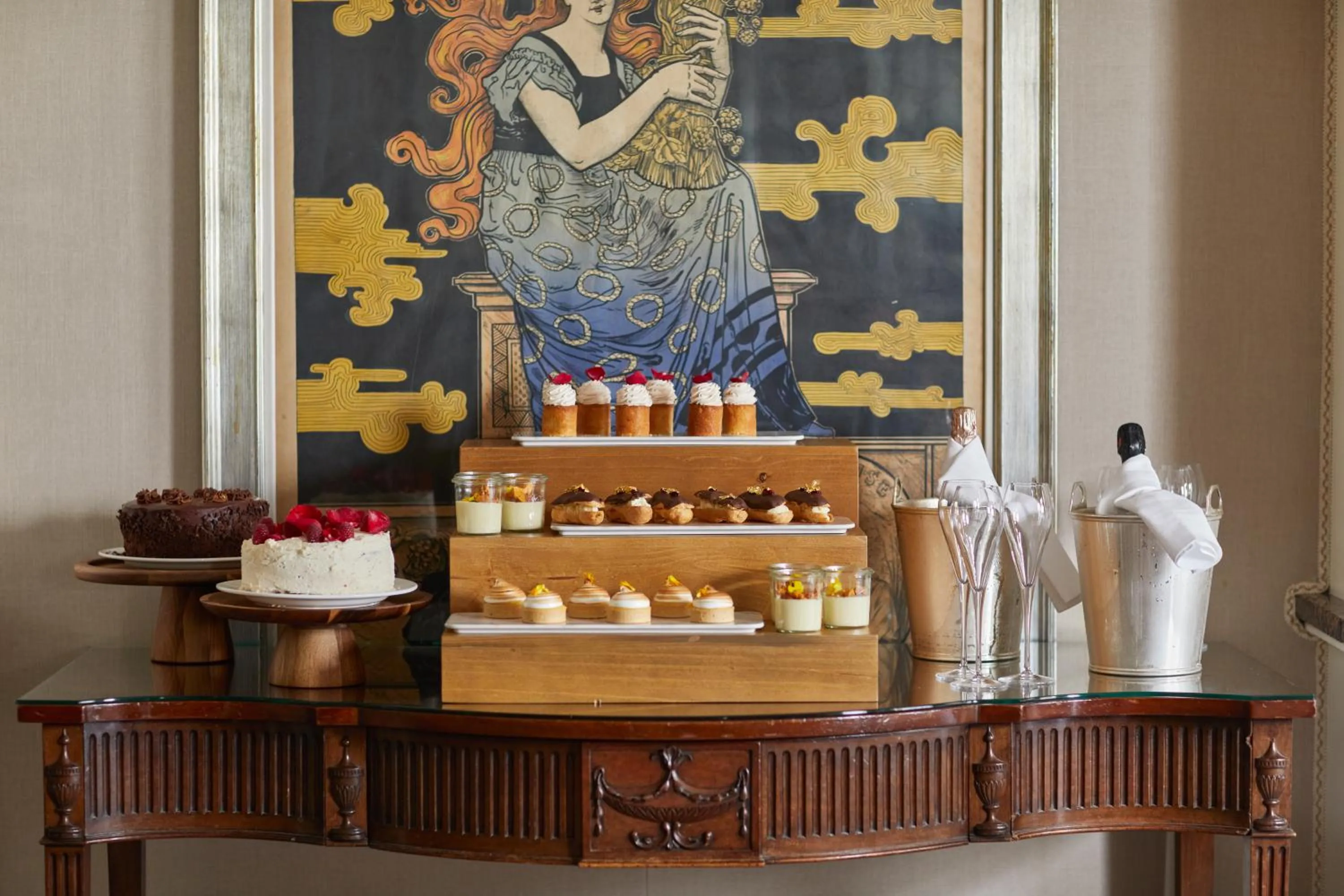 Food close-up in Egerton House