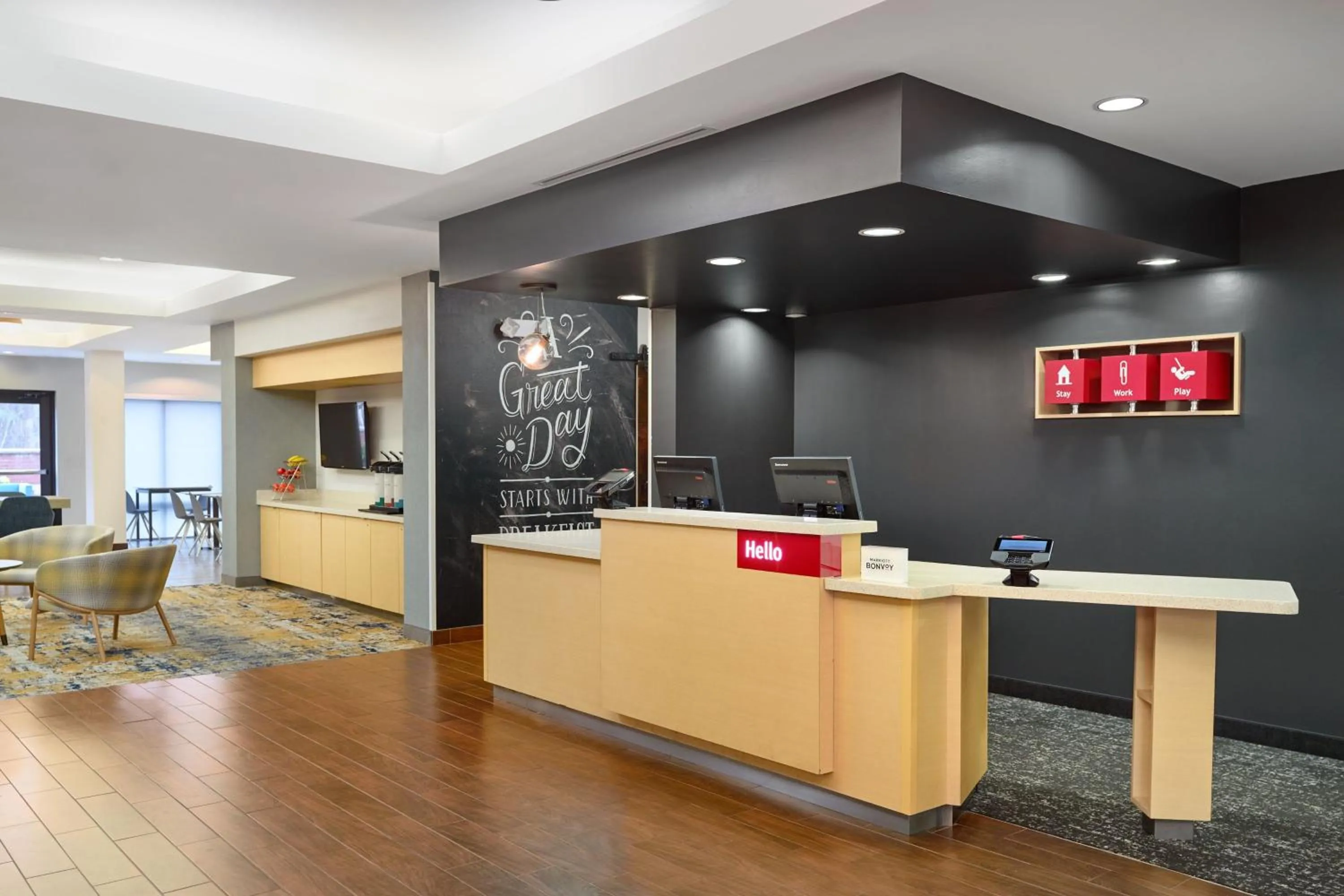 Lobby or reception in TownePlace Suites by Marriott Newnan