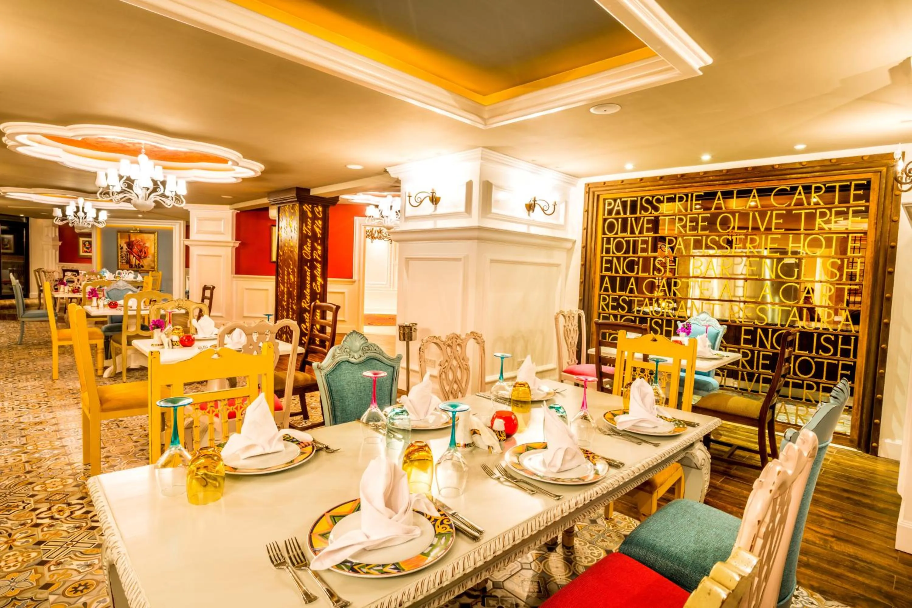 Restaurant/places to eat in The Olive Tree Hotel