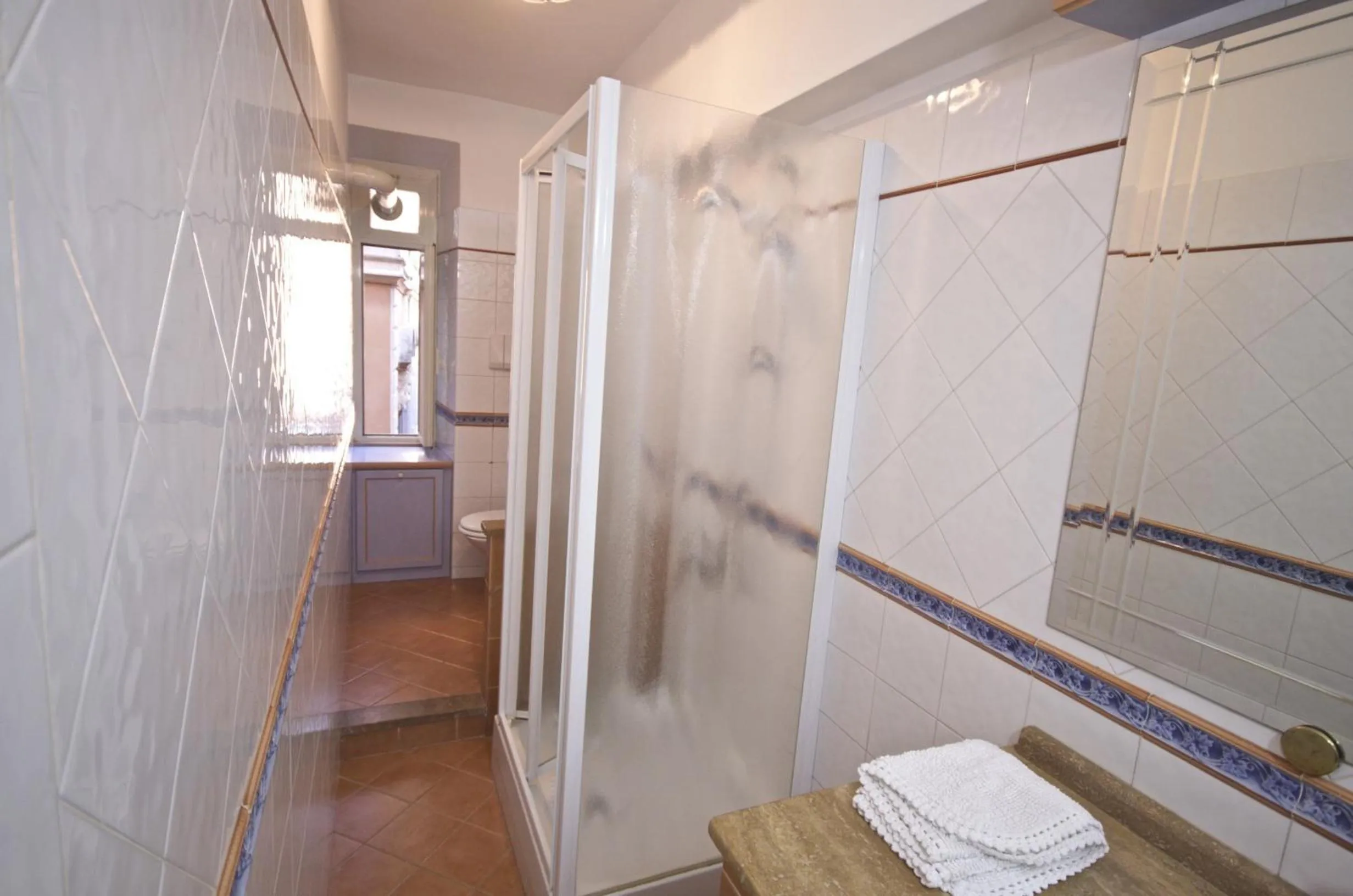 Bathroom in Apartment Arenula