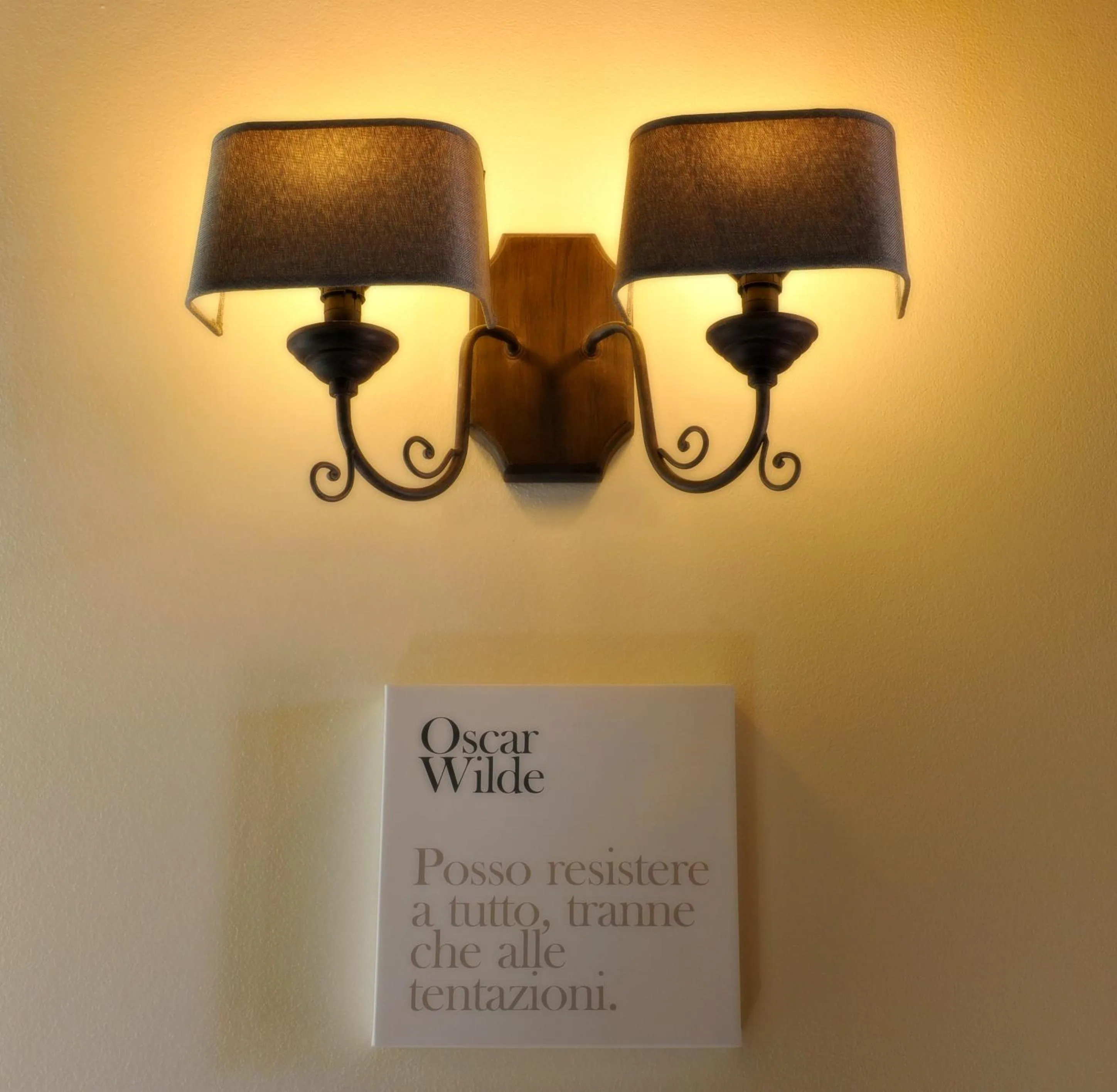 Decorative detail in San Giovanni Relais