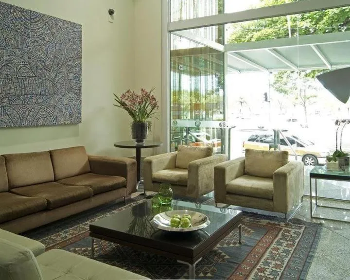 Lobby or reception in Praia do Canto Apart Hotel - Bristol's