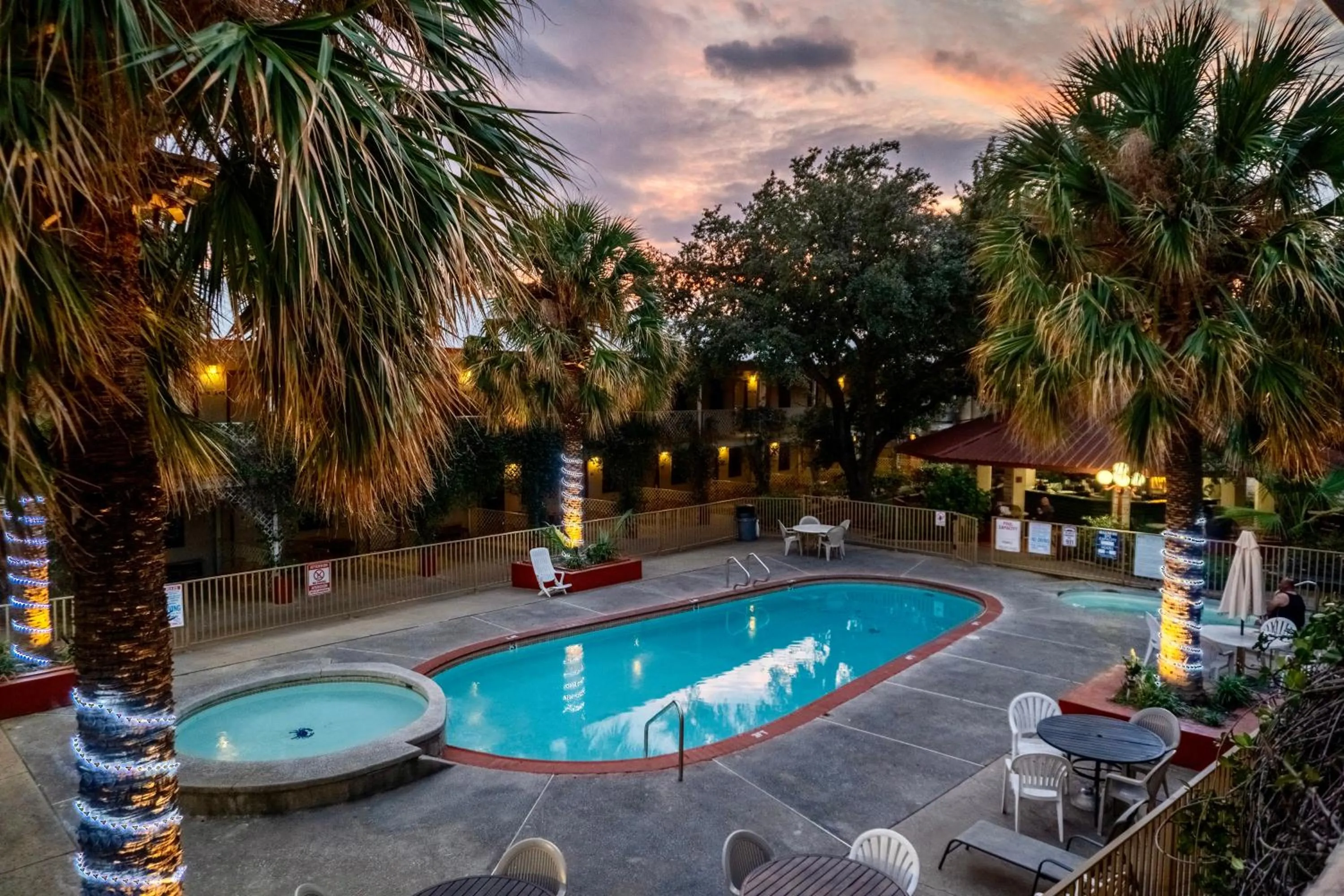 Pool view in Family Garden Inn & Suites
