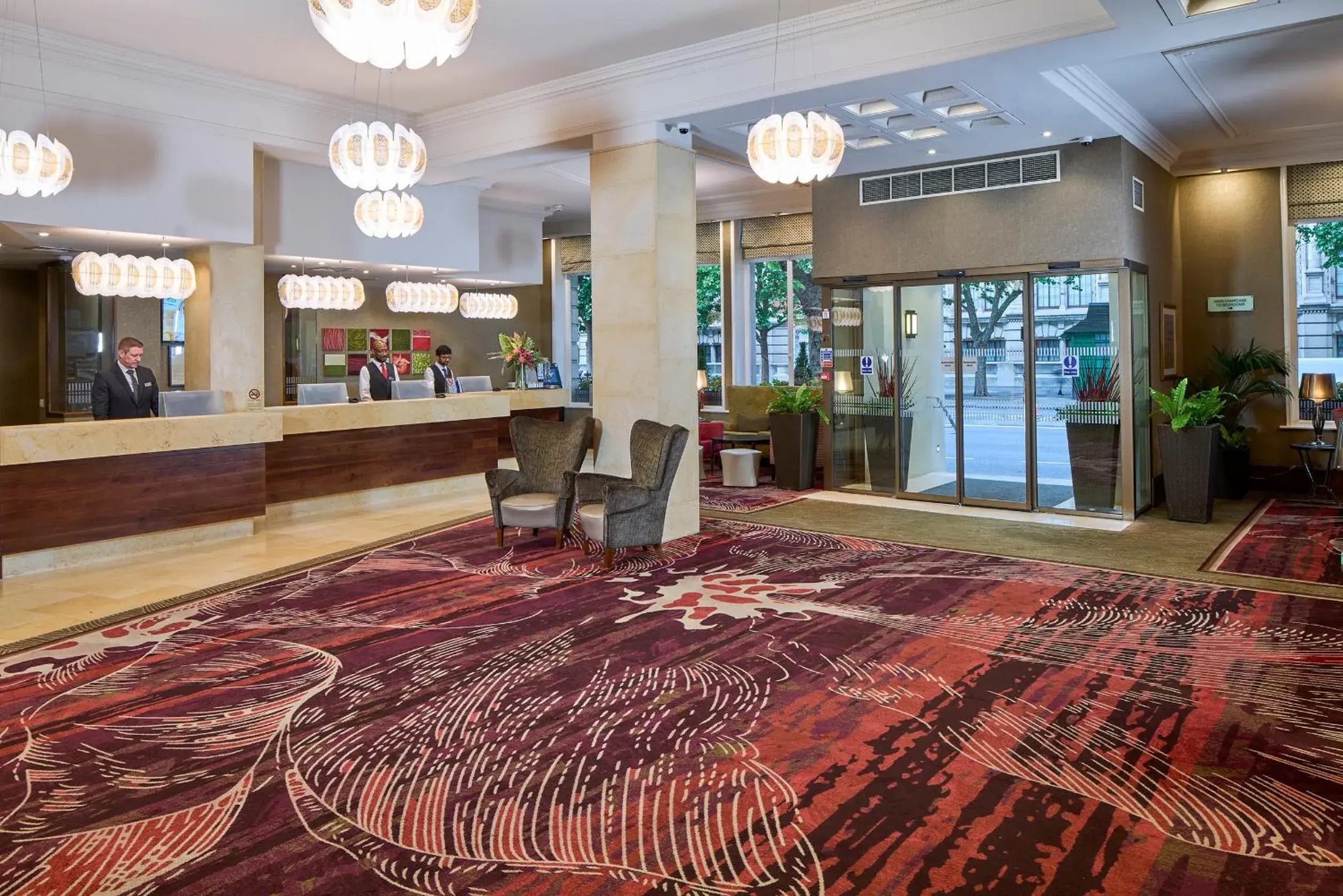 Lobby or reception in The Rembrandt Lobby or reception in The Rembrandt