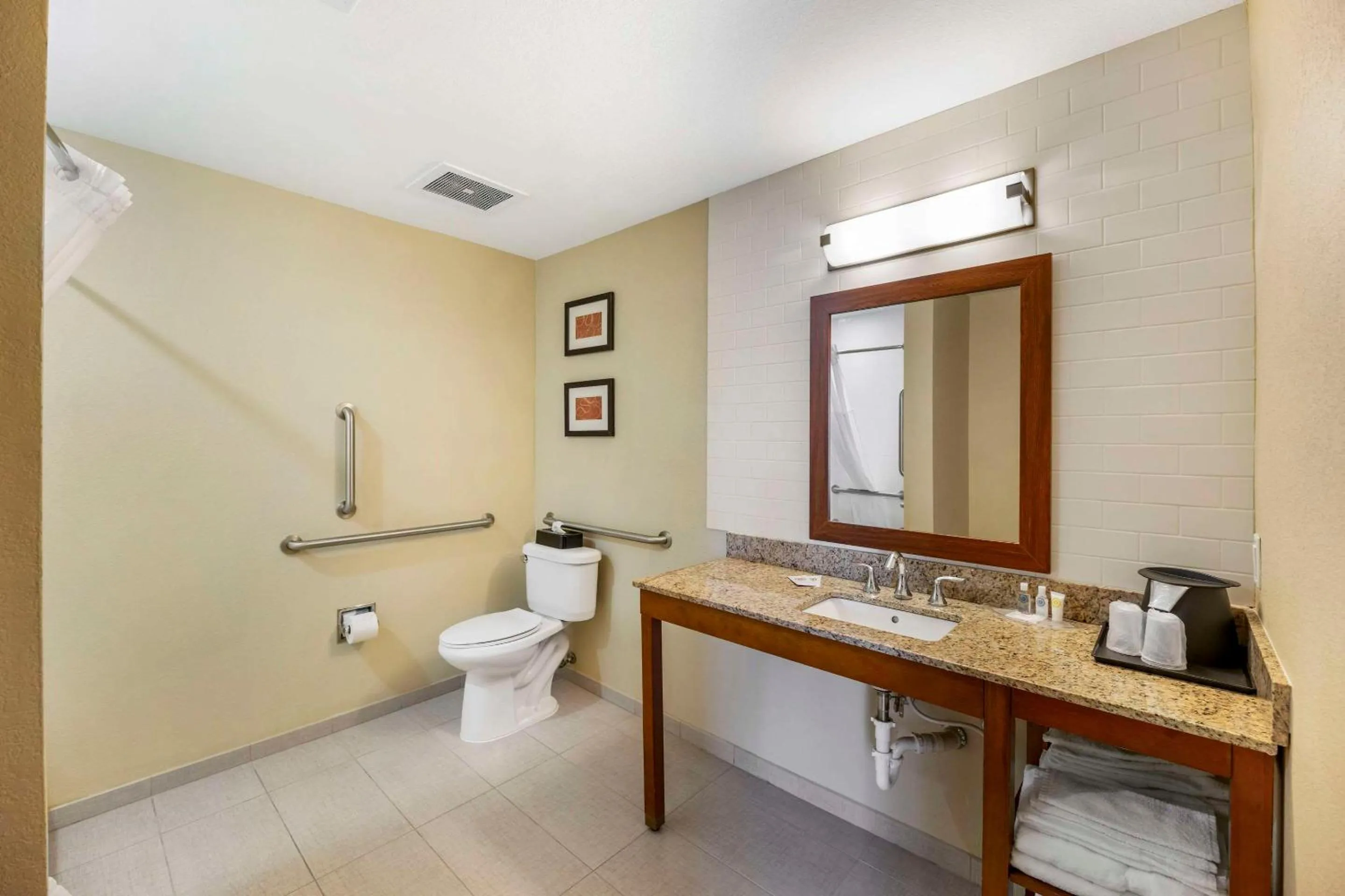 Bathroom in Comfort Suites Carlsbad
