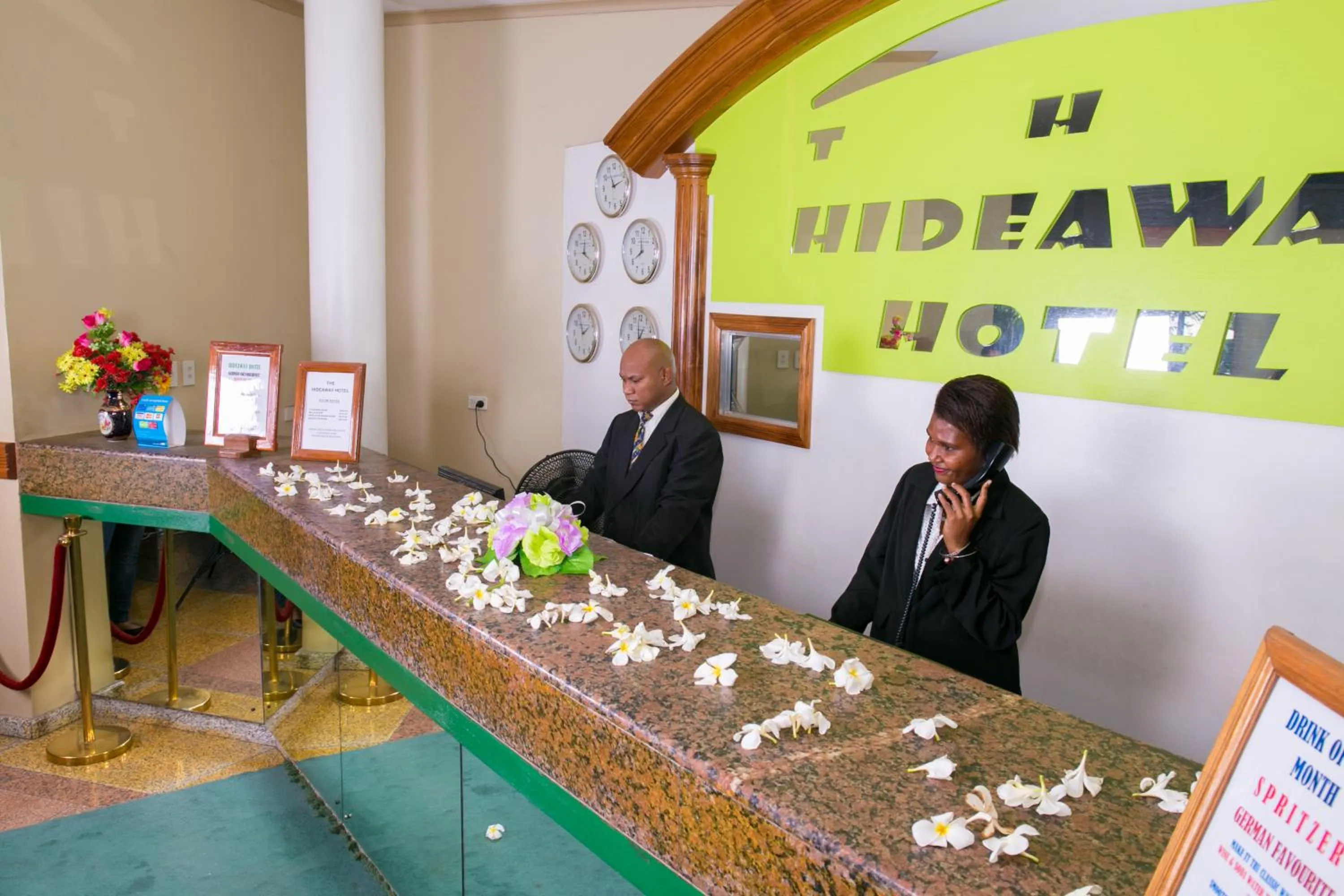 Lobby or reception in Hideaway Hotel