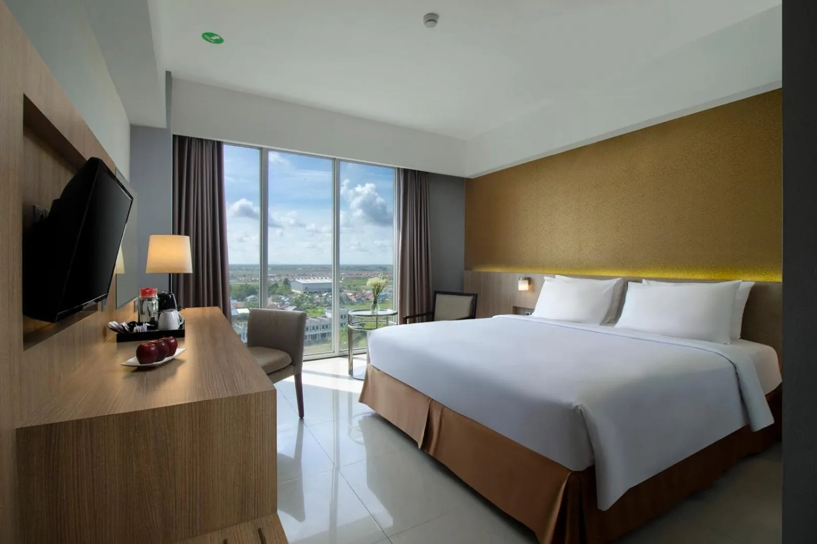 Bed in Grand Tan Banjarmasin Hotel & Convention Center