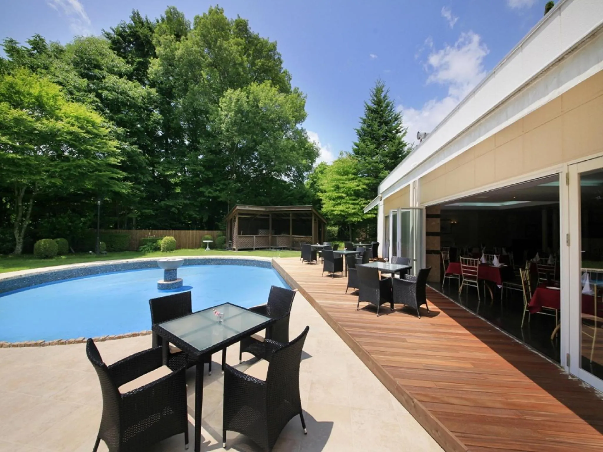 Balcony/Terrace in Yutorelo Karuizawa Hotel