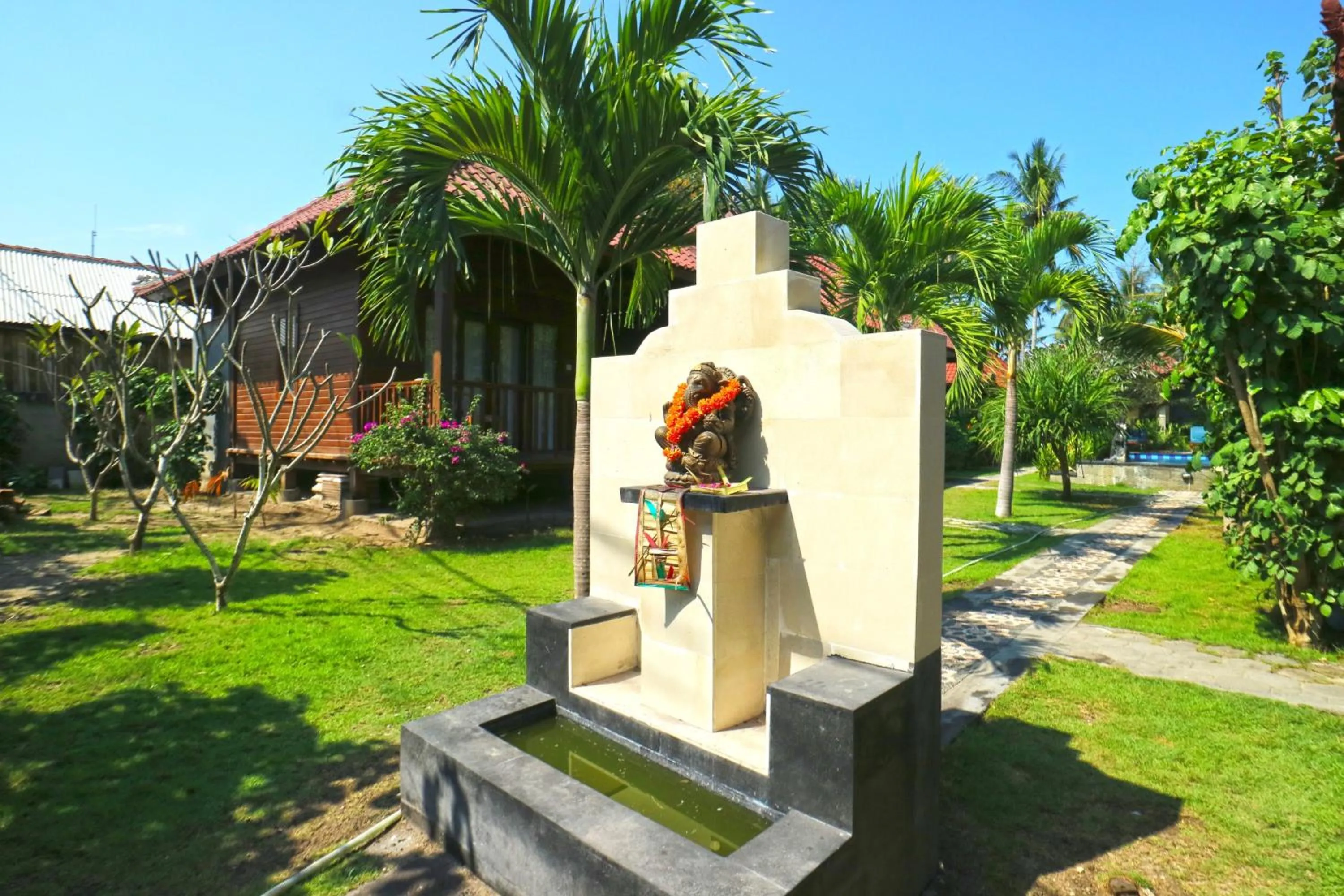 Property building in Nyoman Guesthouse and Grill