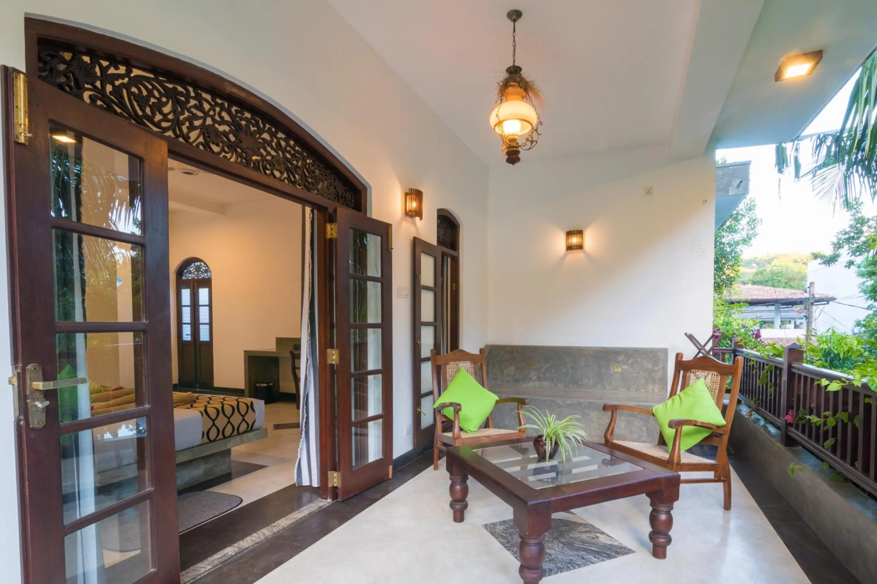 Balcony/Terrace in Green Villa Unawatuna