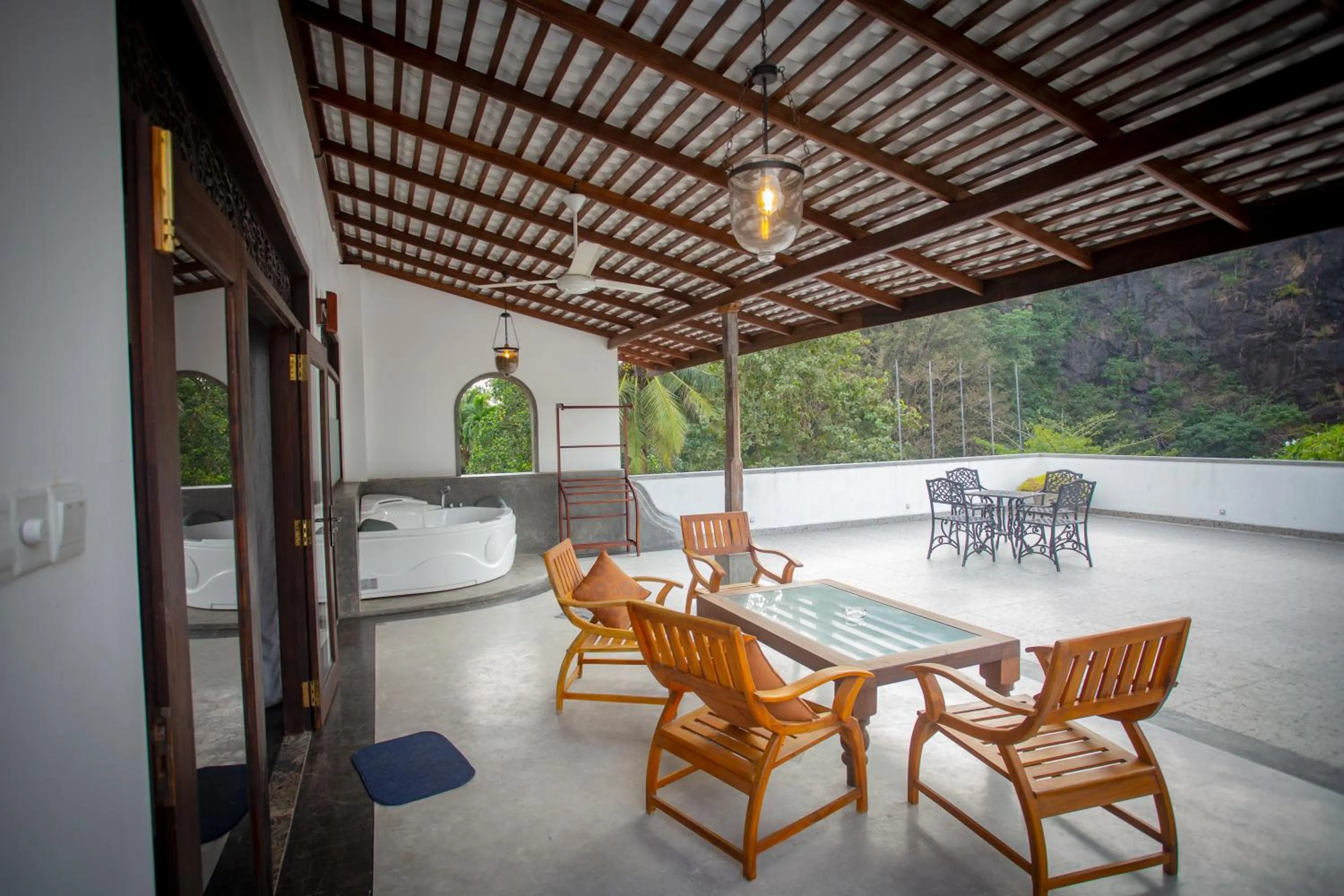 Balcony/Terrace in Green Villa Unawatuna