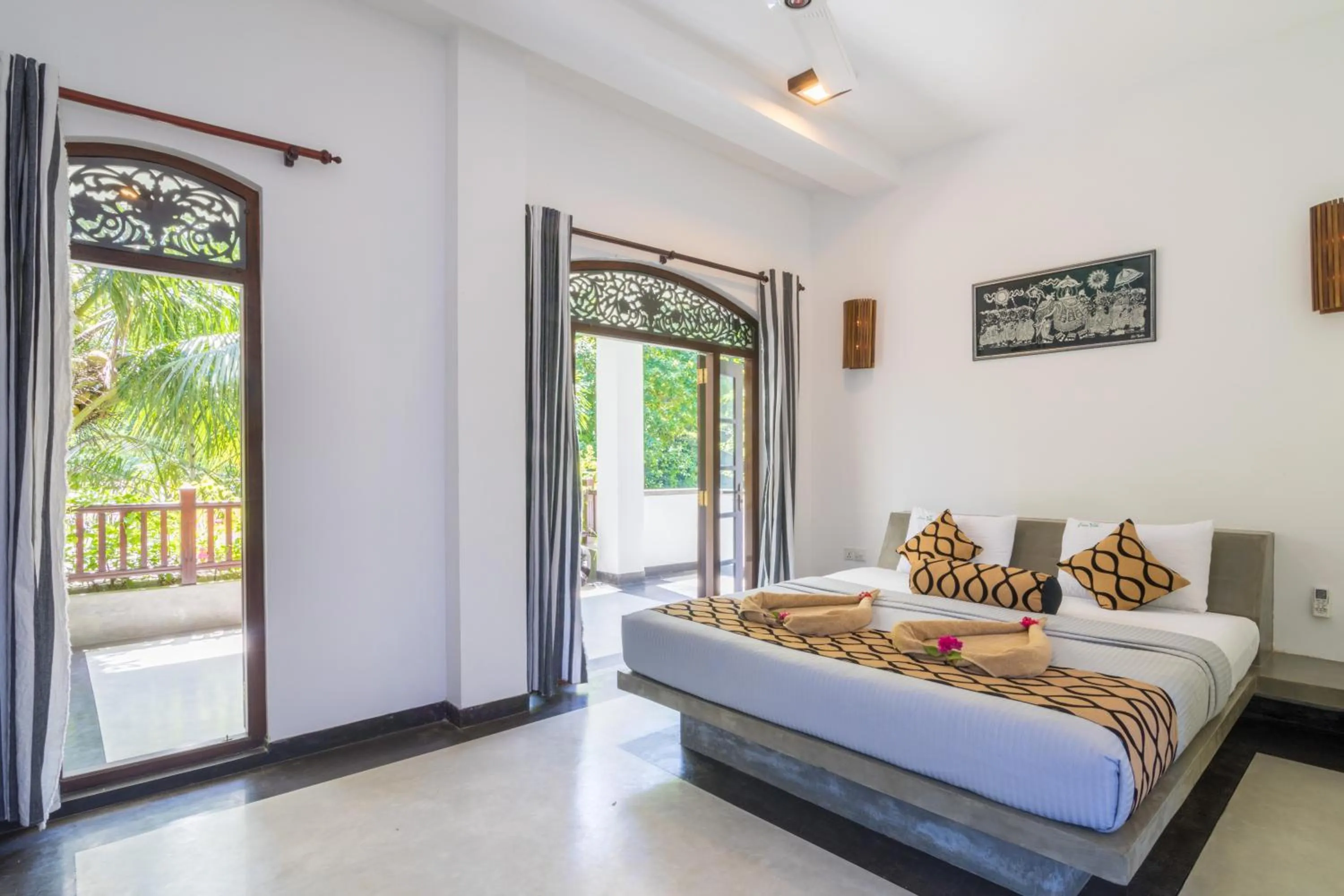 Photo of the whole room, Bed in Green Villa Unawatuna
