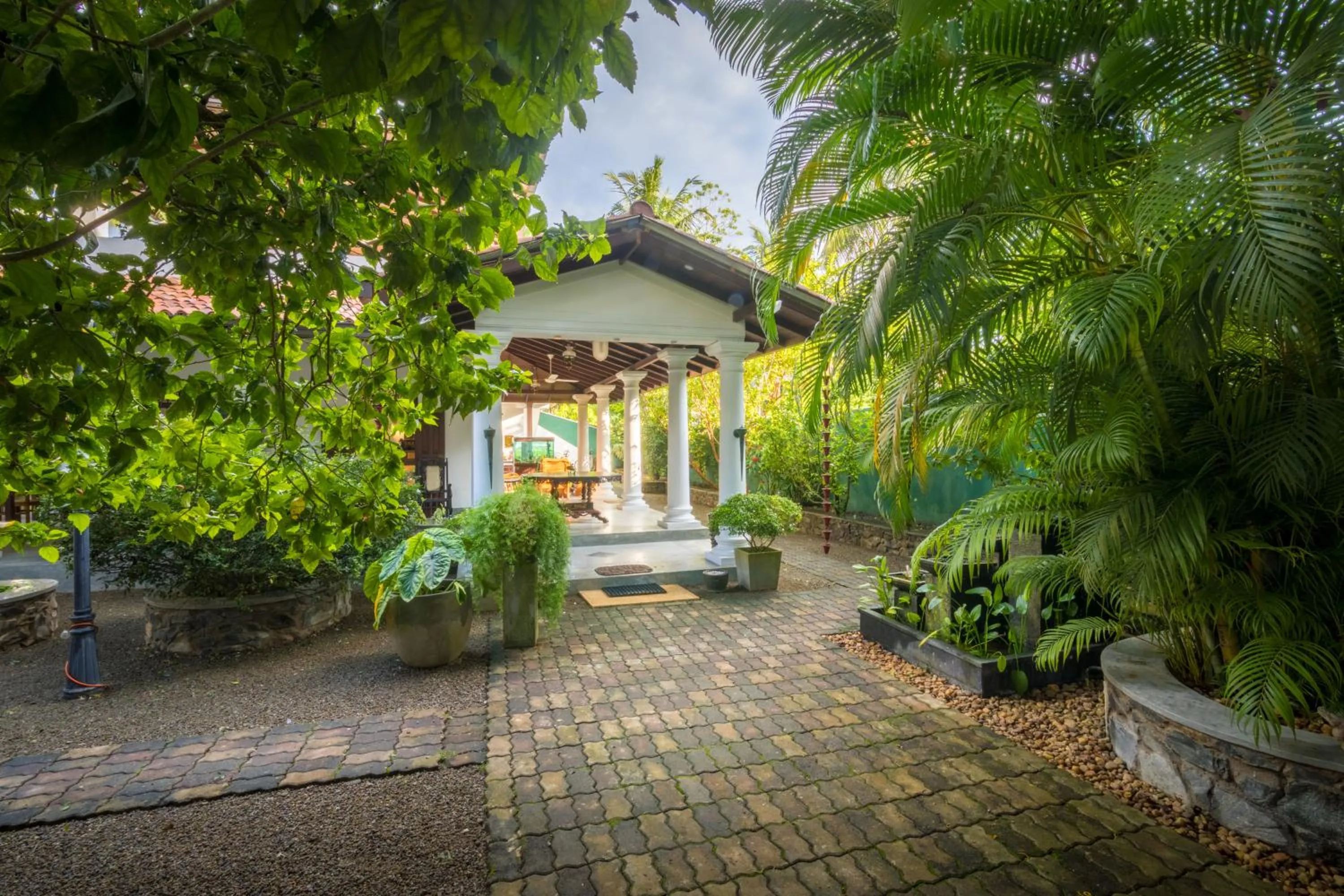 Facade/entrance in Green Villa Unawatuna
