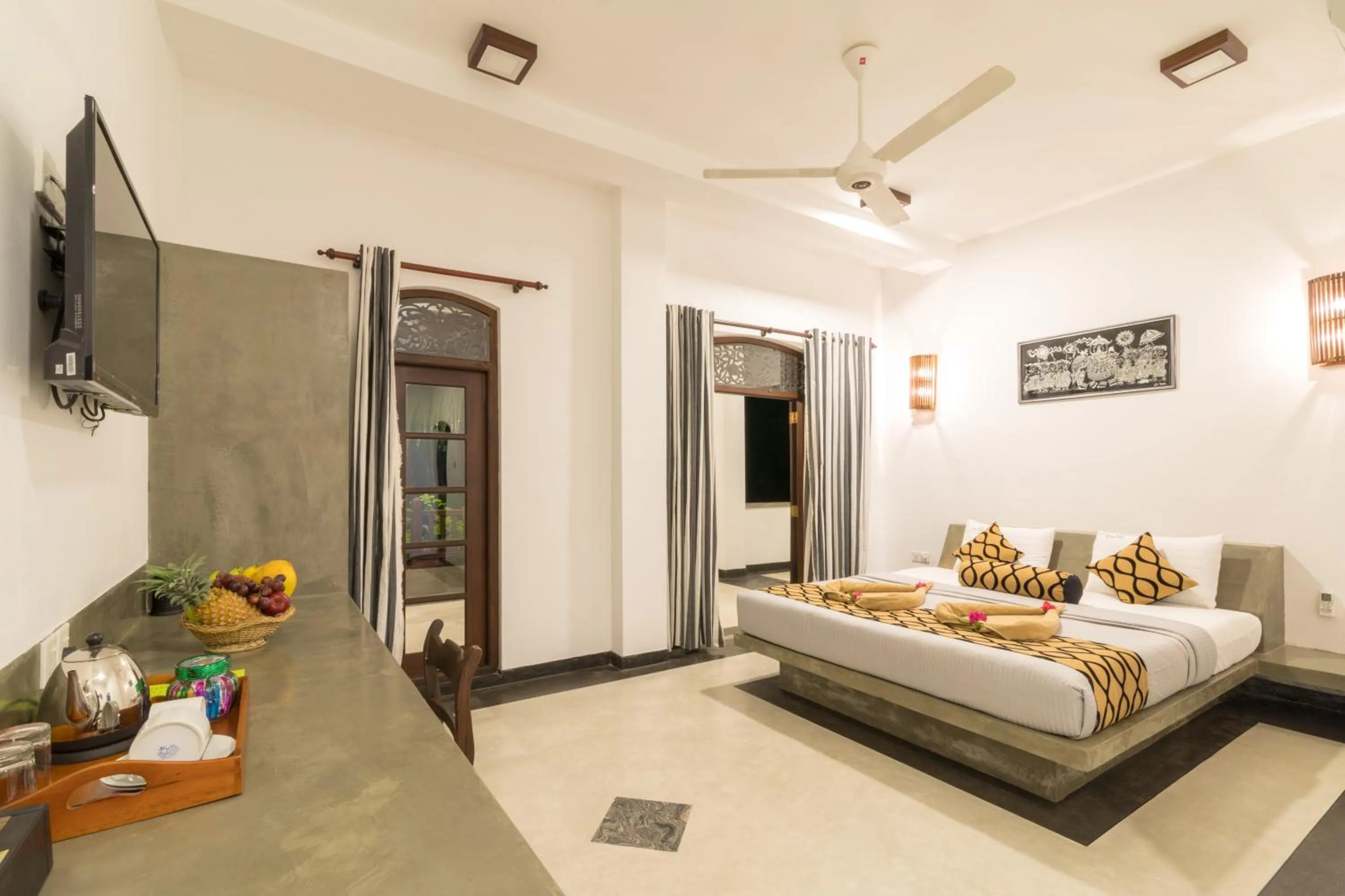 Photo of the whole room, Bed in Green Villa Unawatuna