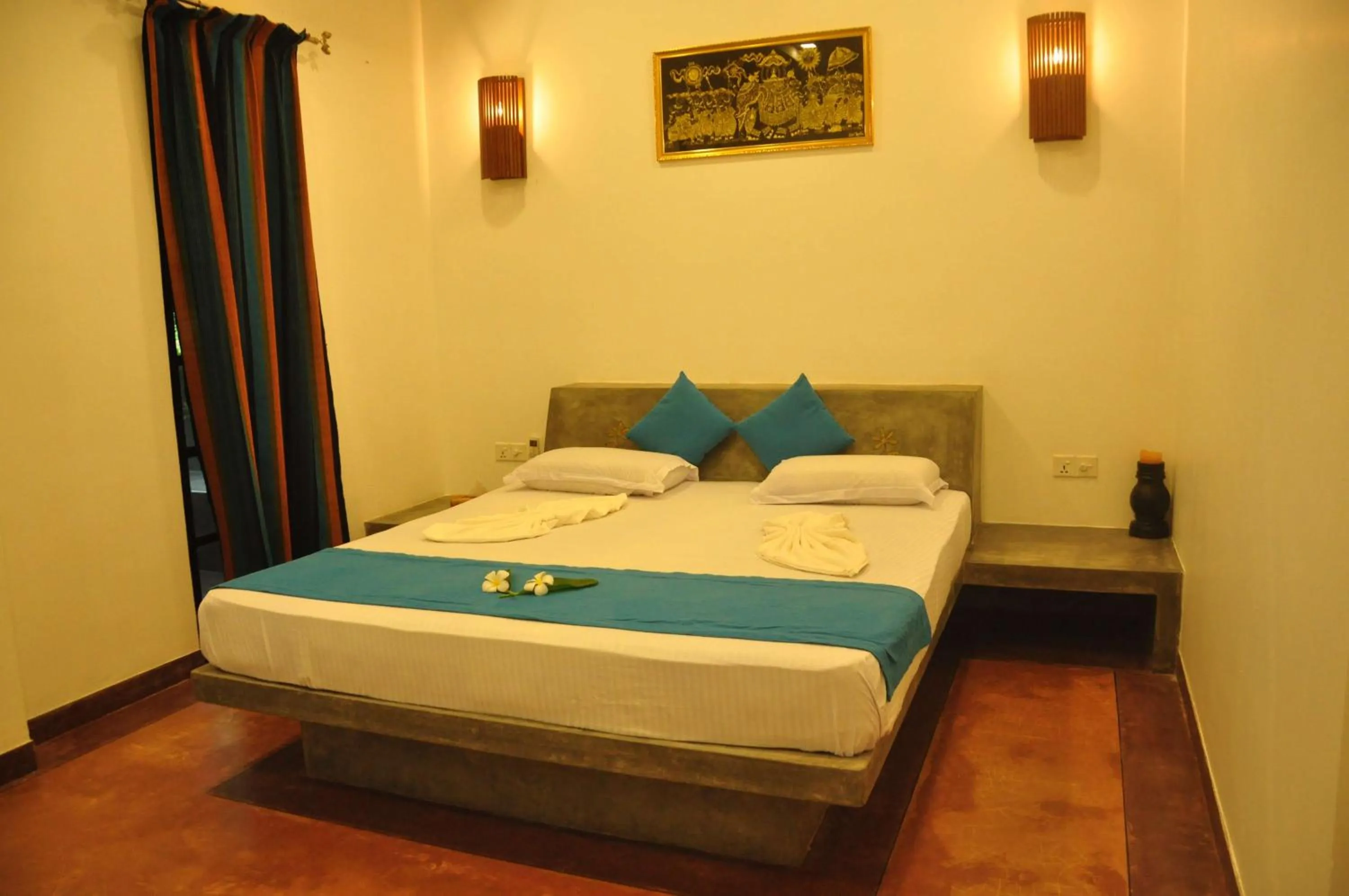 Bedroom, Bed in Green Villa Unawatuna