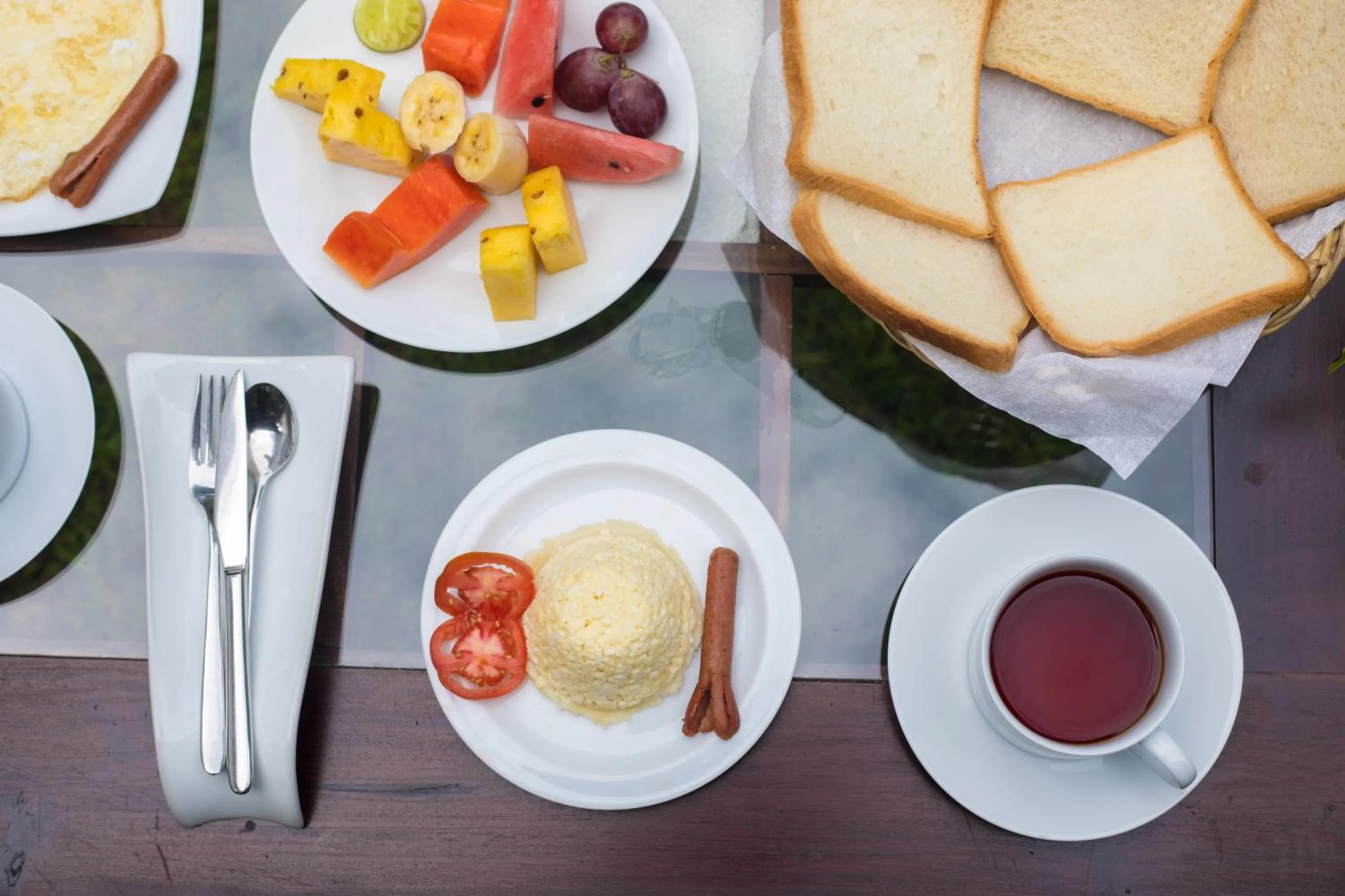 Breakfast in Green Villa Unawatuna