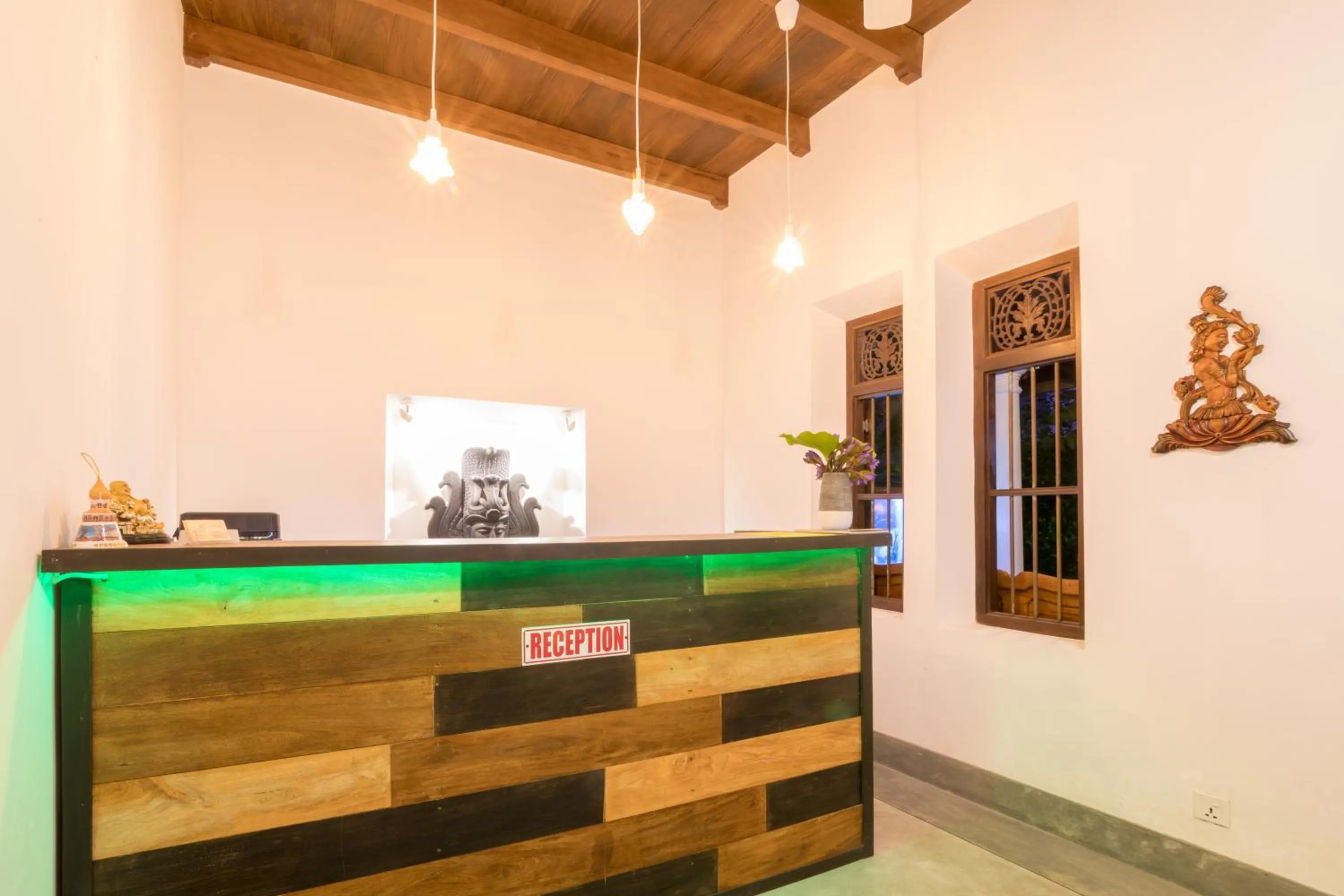 Lobby or reception in Green Villa Unawatuna