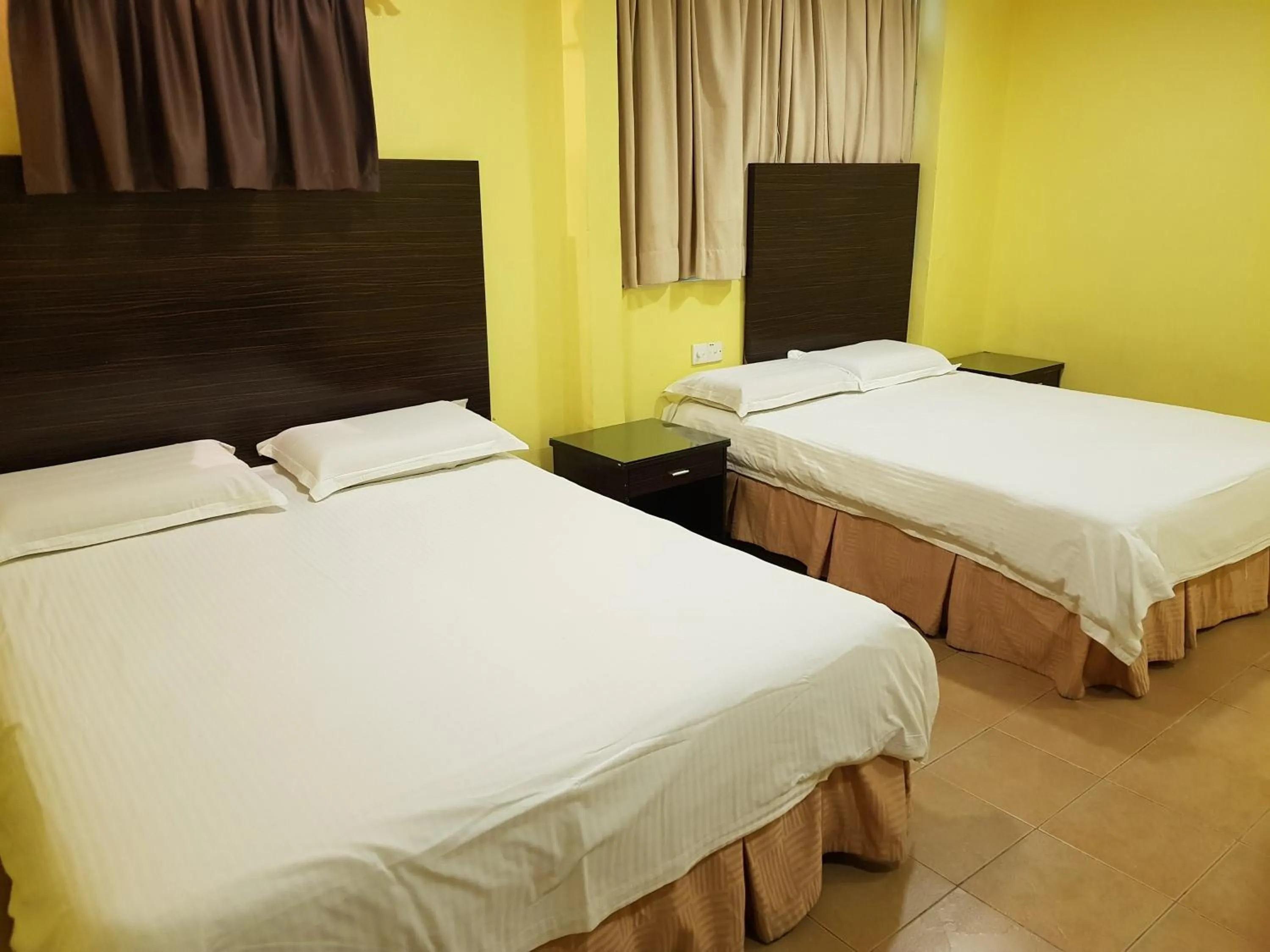 Bed in New City Hotel